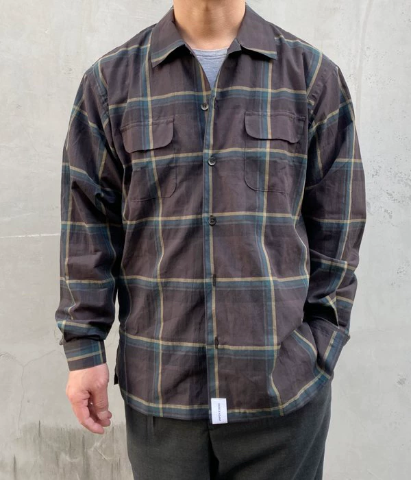 Descendant Milpitas Check LS Shirt — label