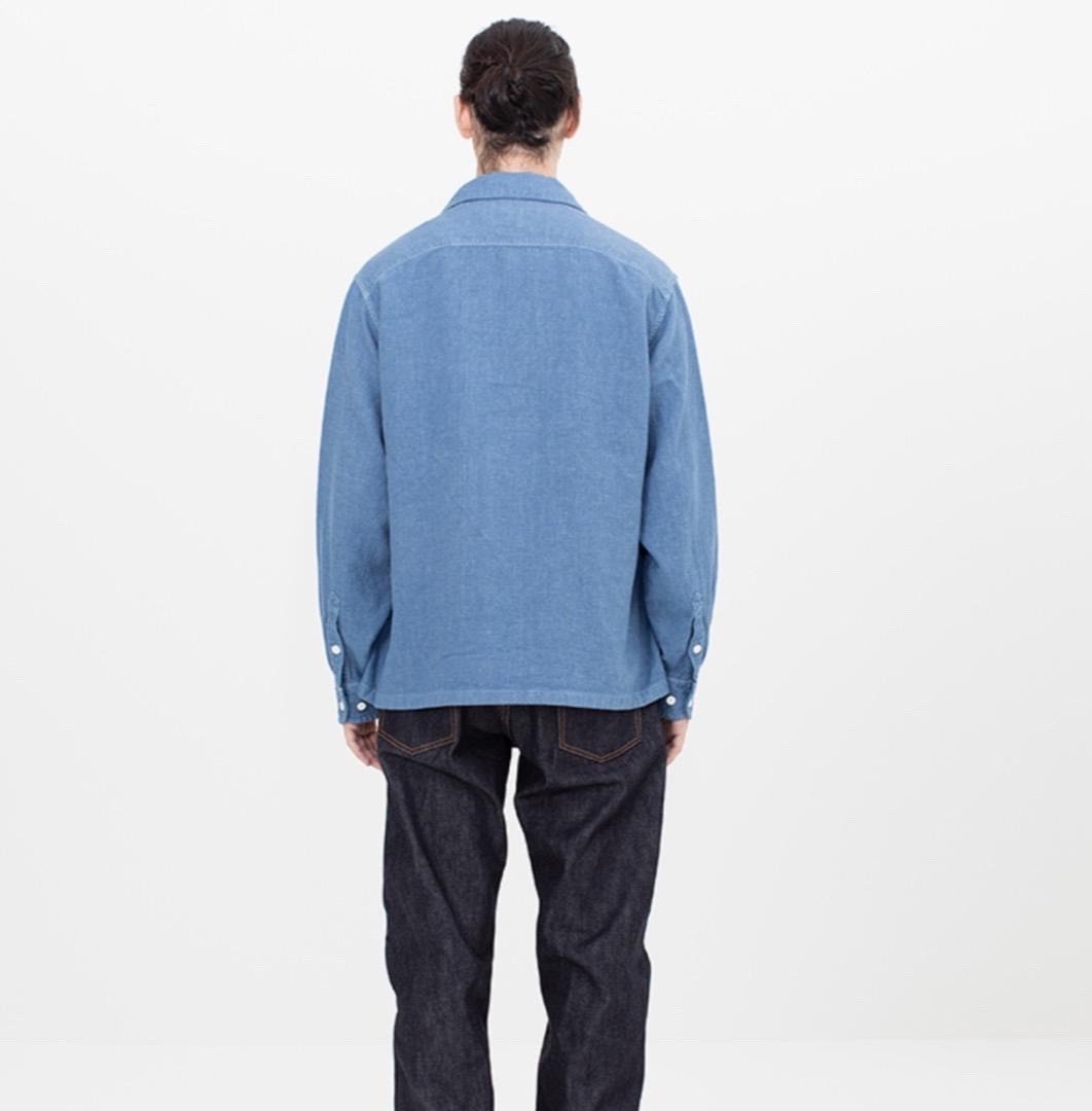 VISVIM 26SS CARROW SHIRT LT.BLUE — back