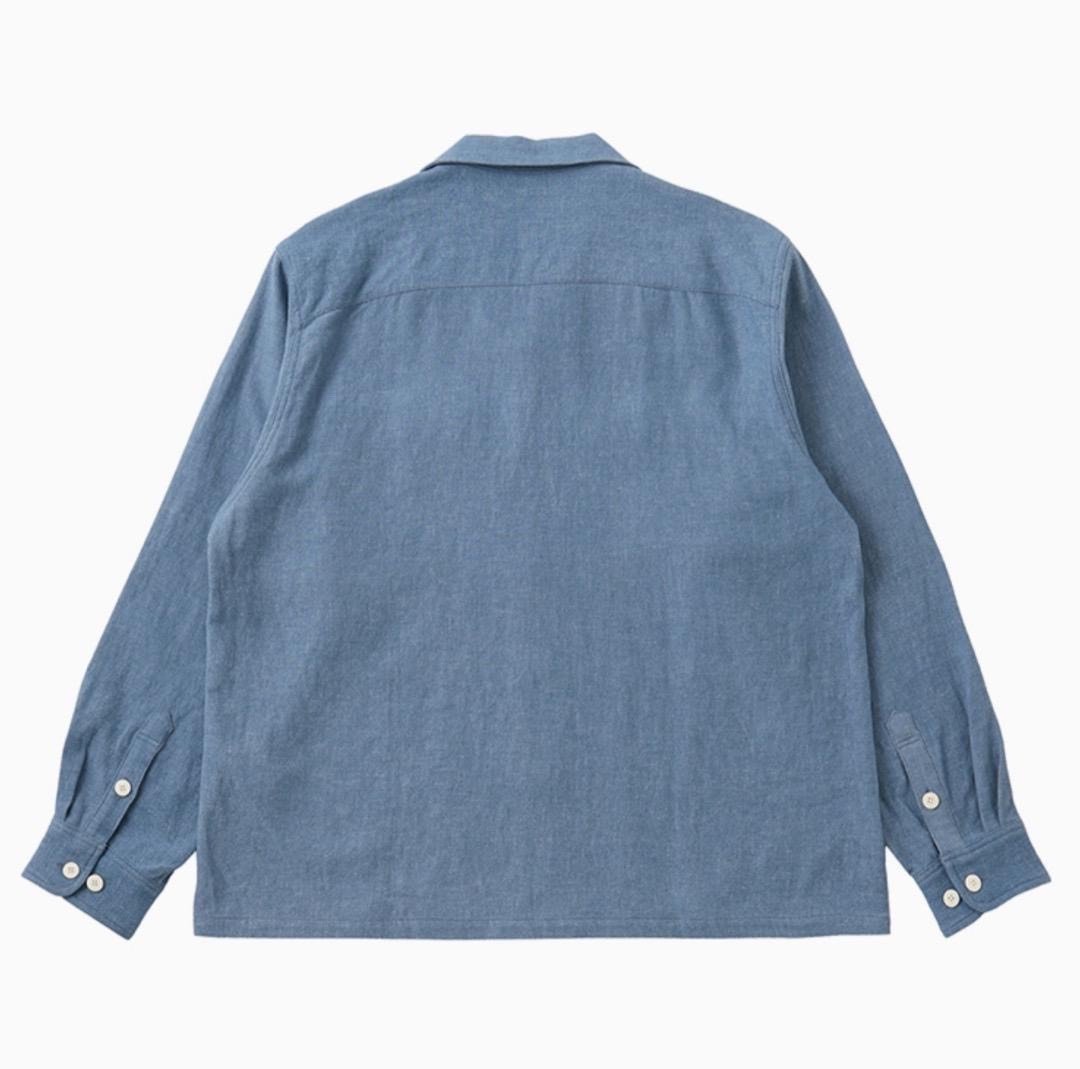 VISVIM 26SS CARROW SHIRT LT.BLUE — front