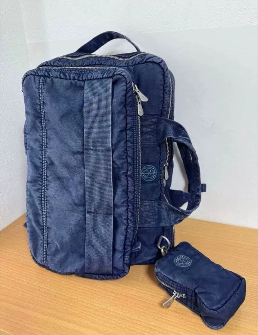 Porter Classic 3way Navy Backpack — front