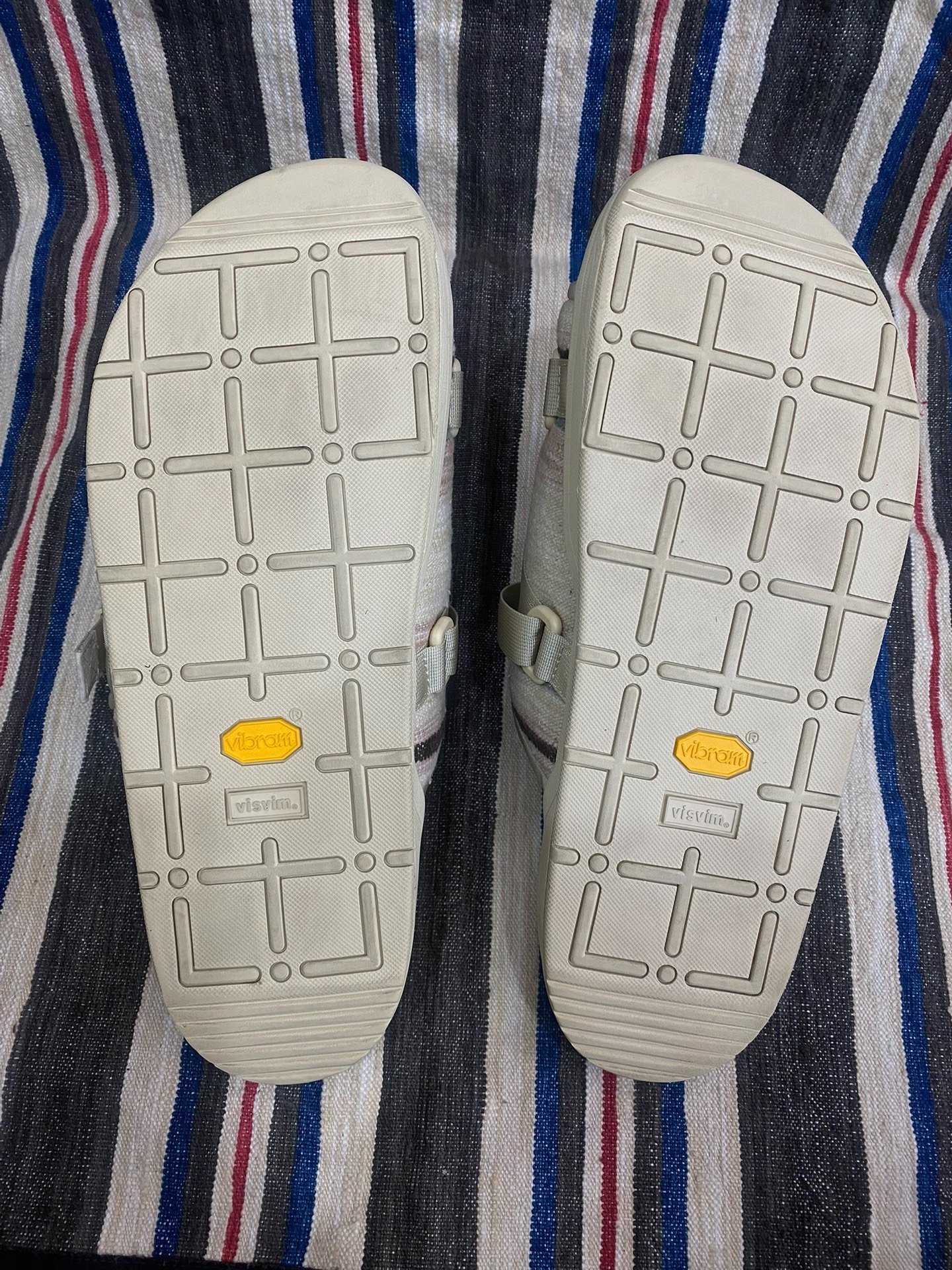 visvim christo ict ND pink slippers — back