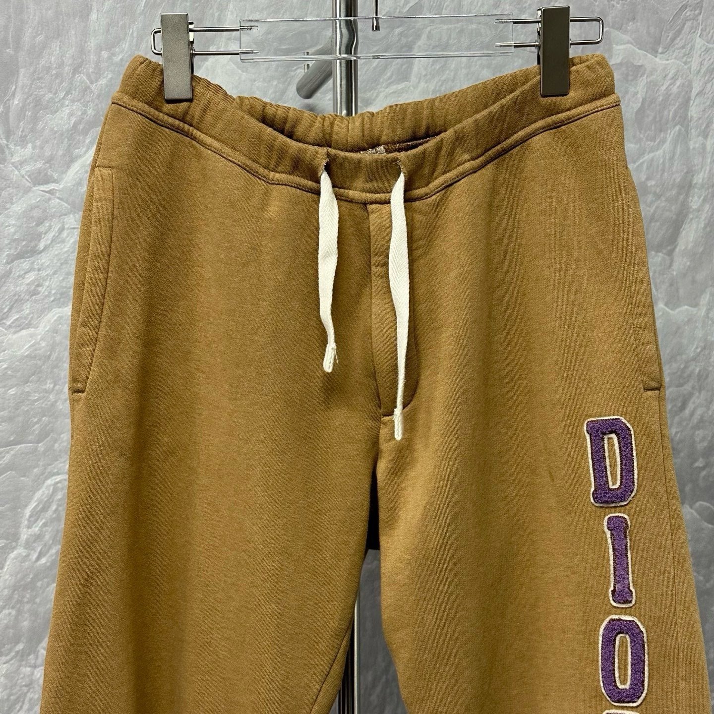 Dior Denim Tears Embroidered Drawstring Joggers — front