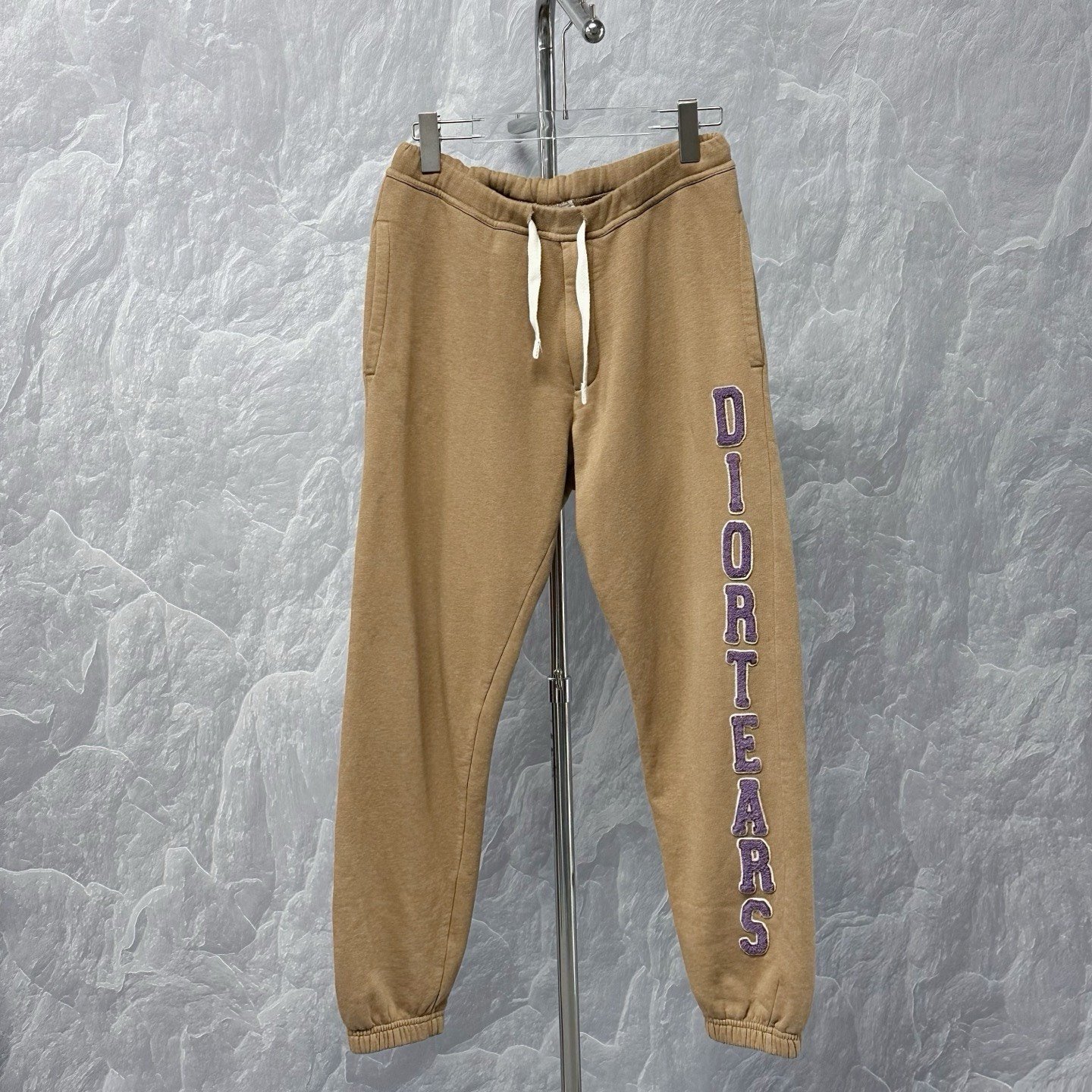 Dior Denim Tears Embroidered Drawstring Joggers