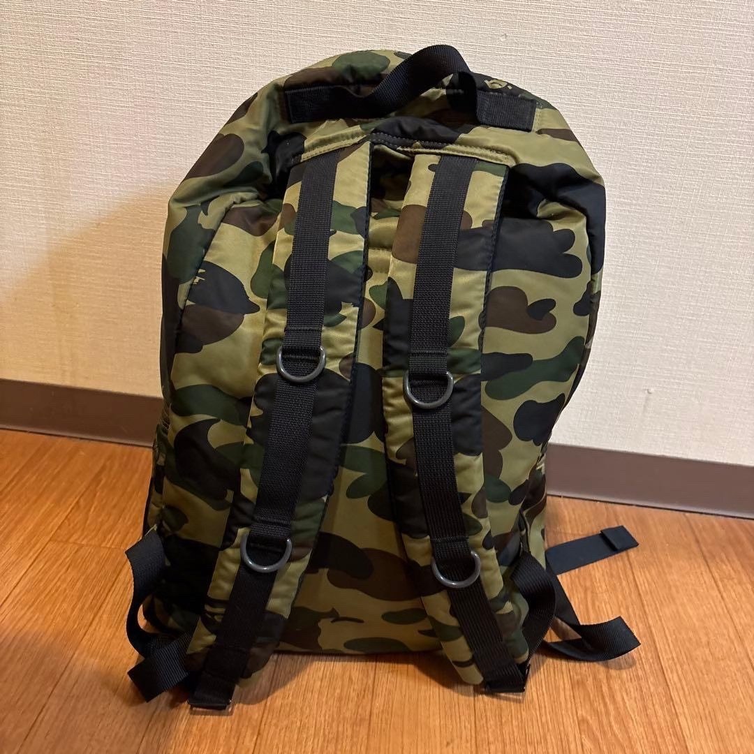 ABATHING APE × PORTER Camo Backpack — front