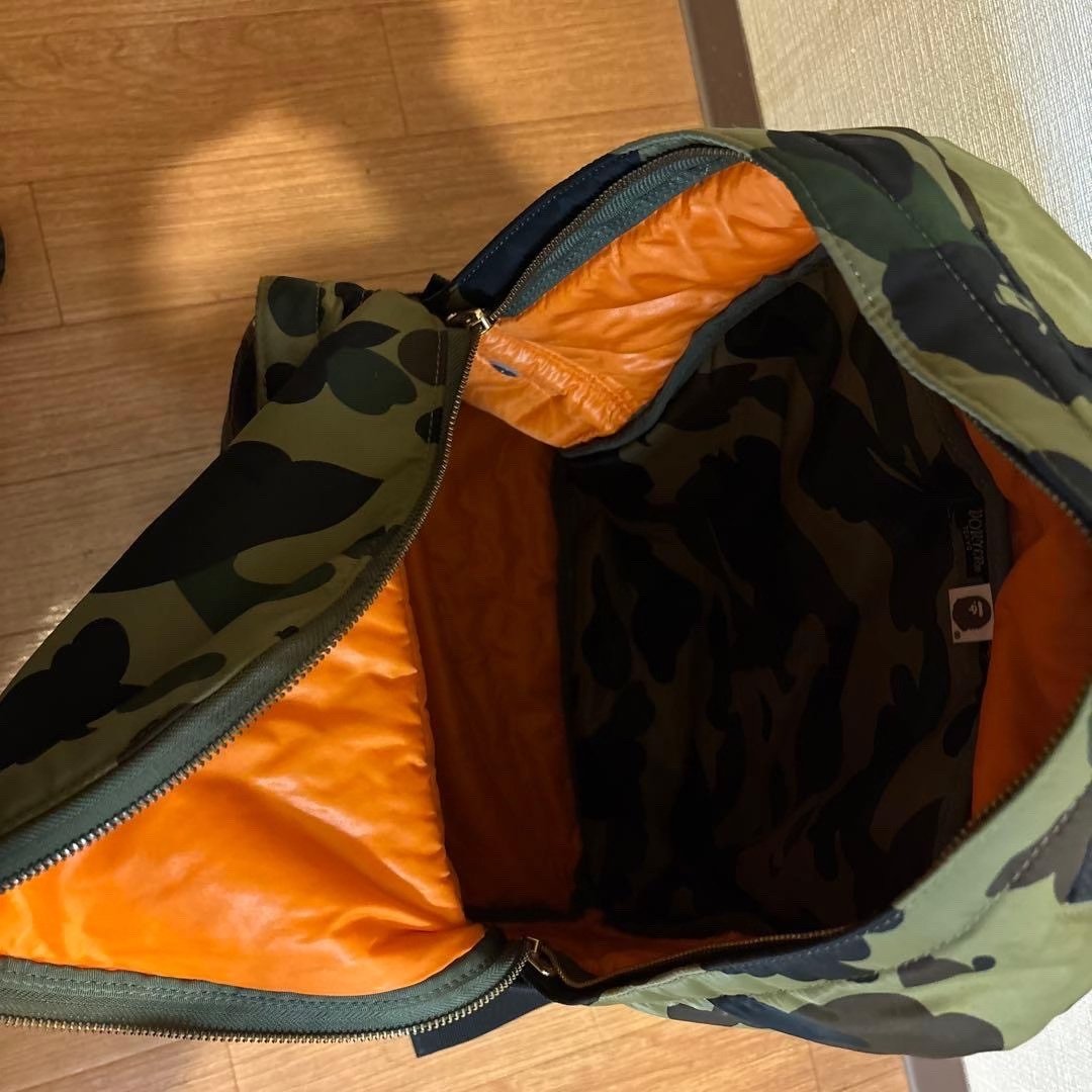ABATHING APE × PORTER Camo Backpack — back