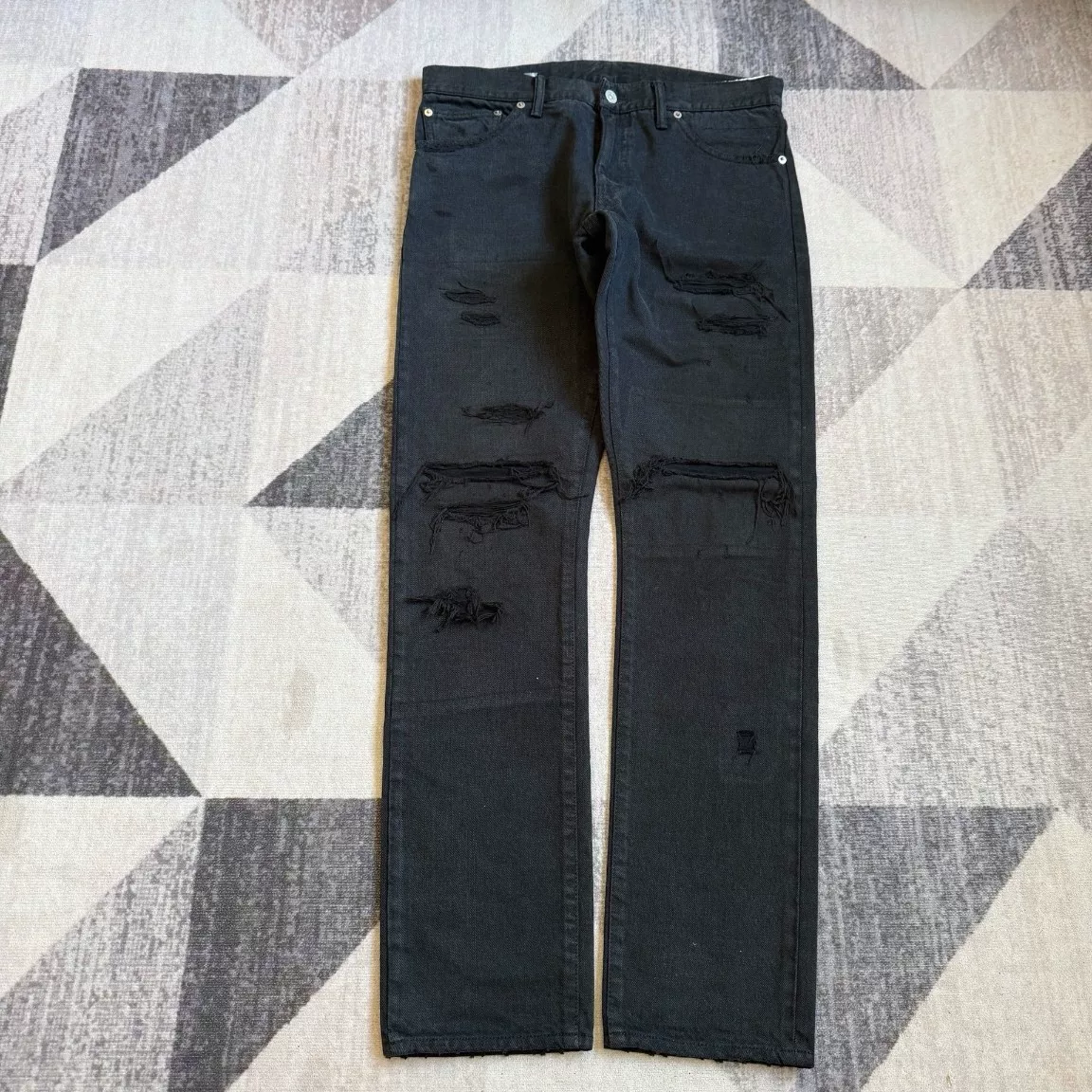 VISVIM 20SS Social Sculpture Distressed Jeans