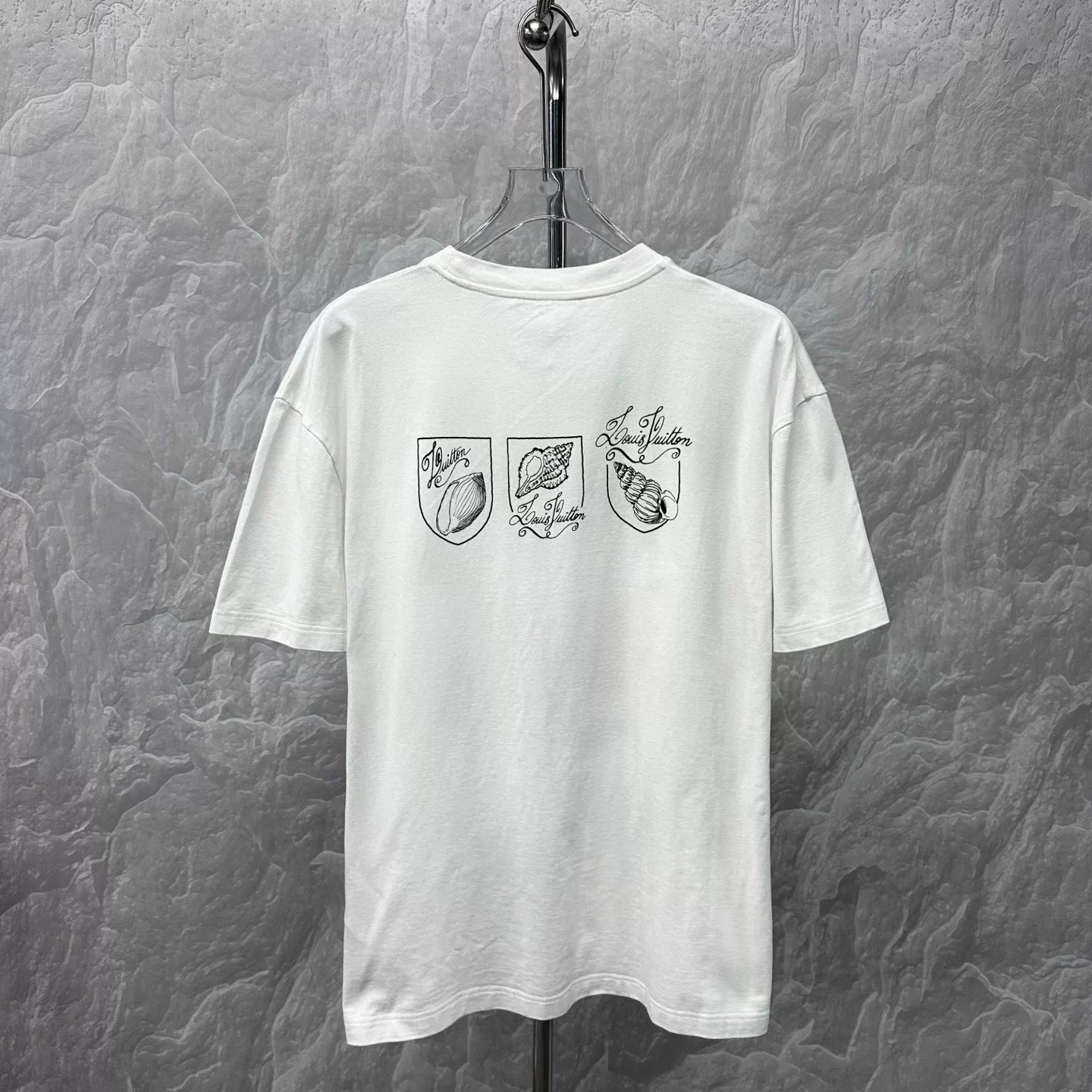 Louis Vuitton FW24 Conch Shell Embroidered Tee — back