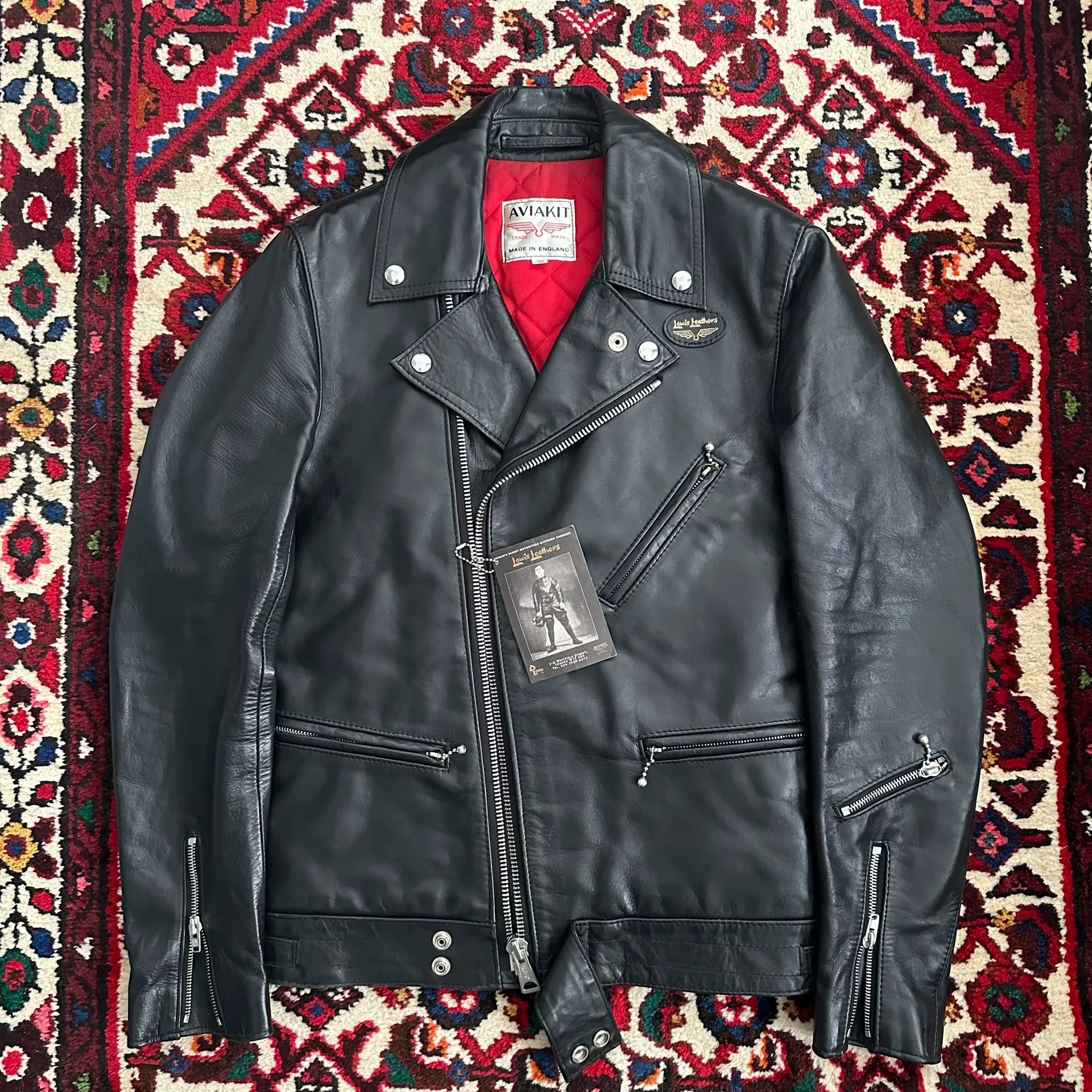 Lewis Leathers 441T Calf Leather Jacket — front
