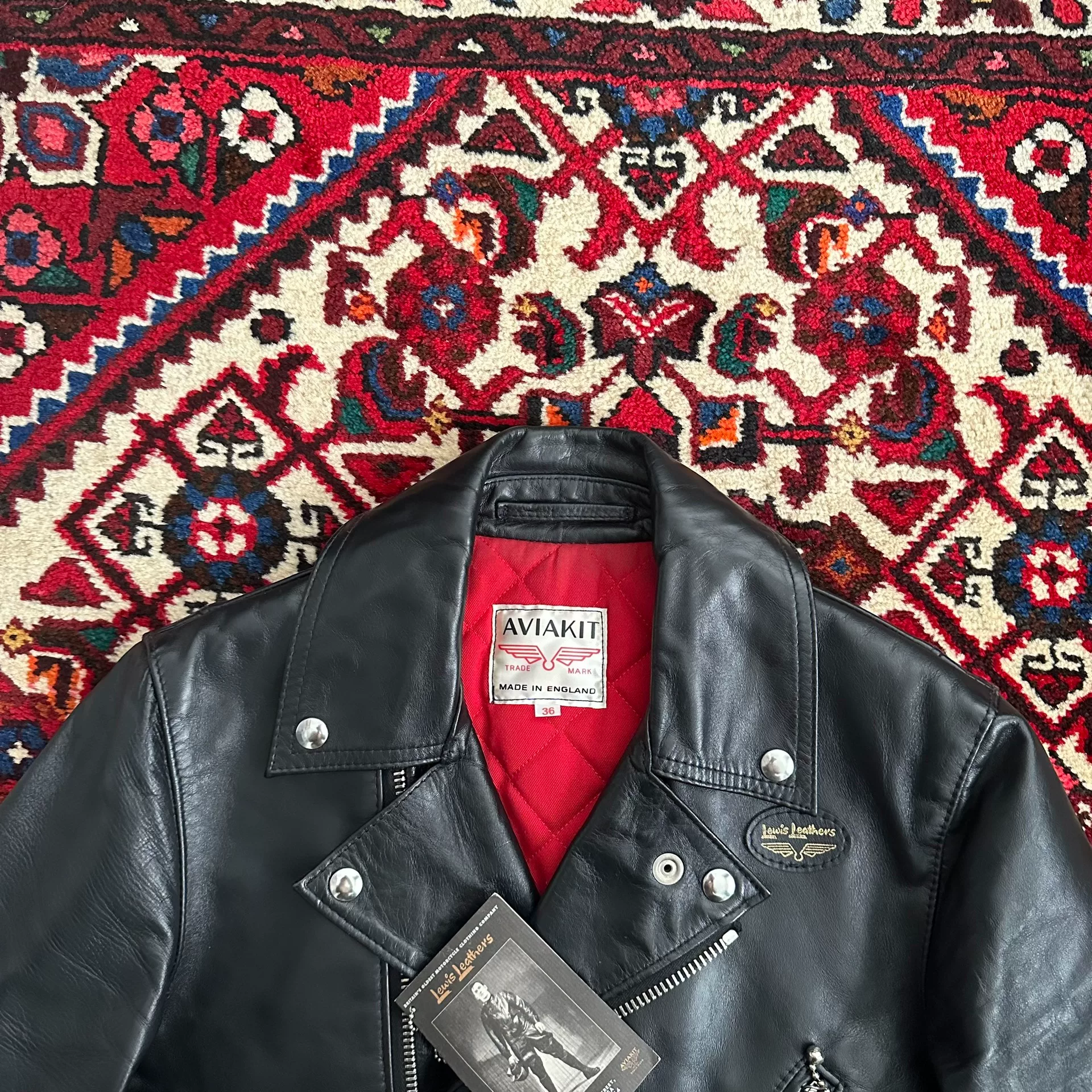 Lewis Leathers 441T Calf Leather Jacket — back