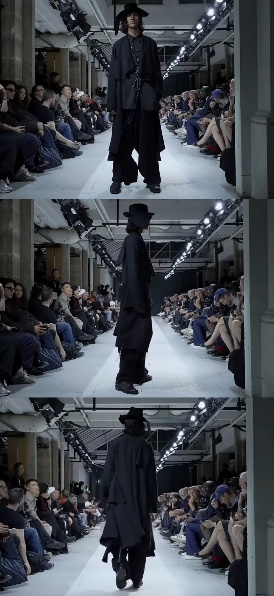 Yohji Yamamoto 24SS Linen Rayon Coat — label