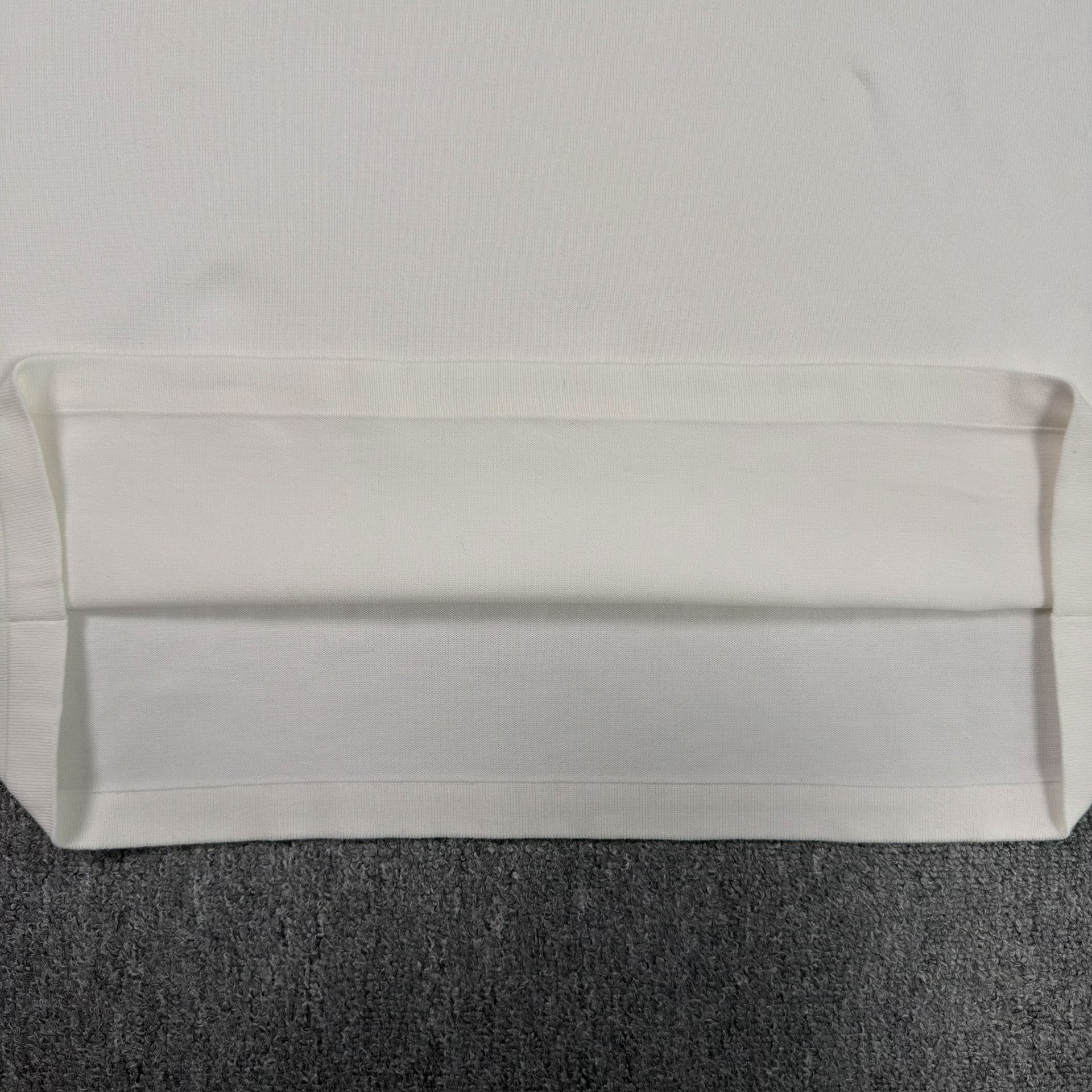 Louis Vuitton White Logo Embroidered T-Shirt — label