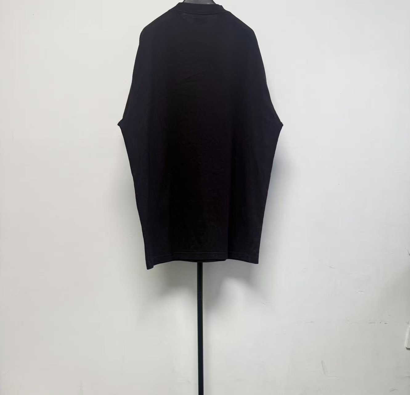 Balenciaga Graphic Logo Round Neck T-Shirt — front
