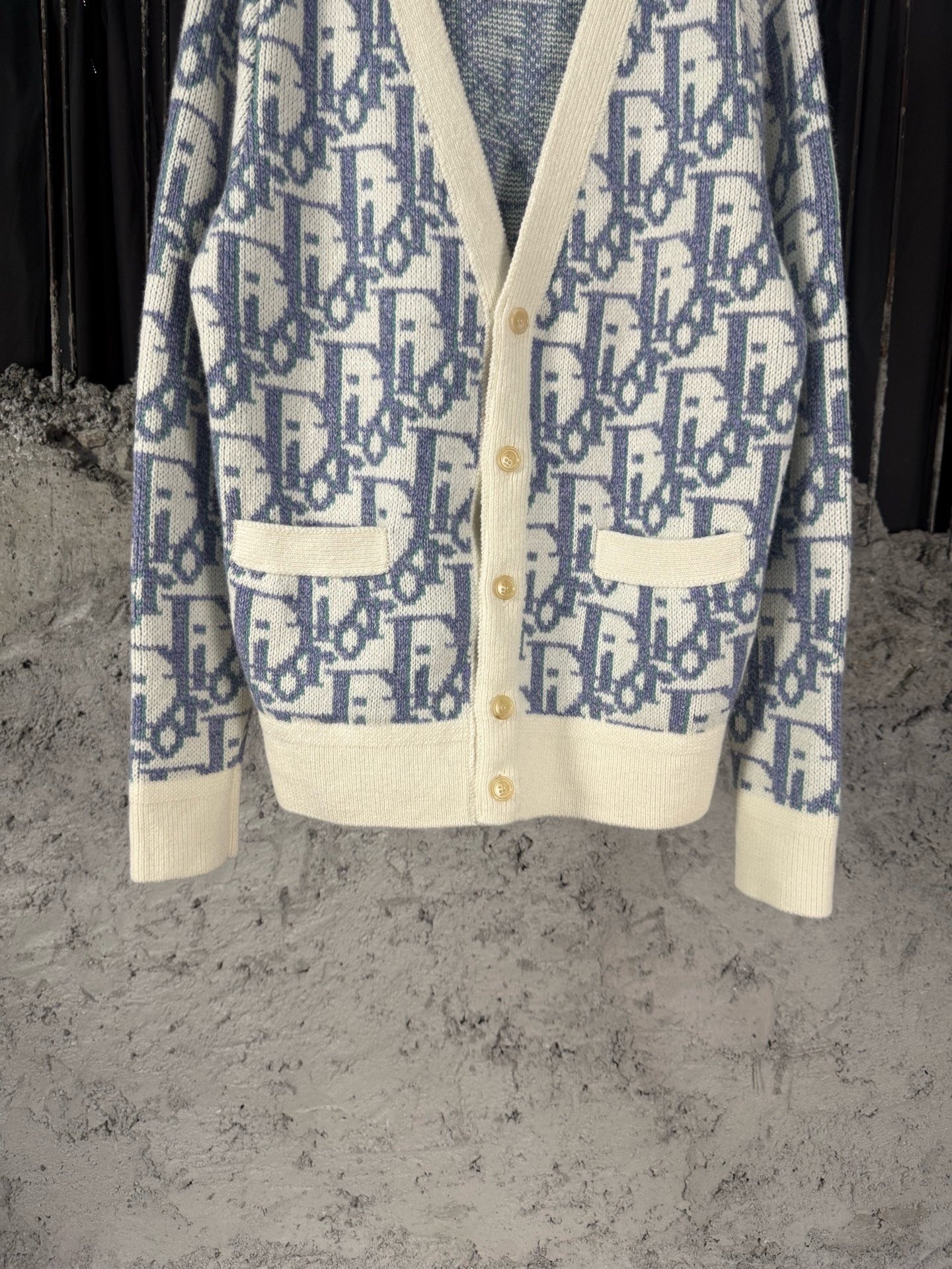 Dior Full Logo Cardigan — back