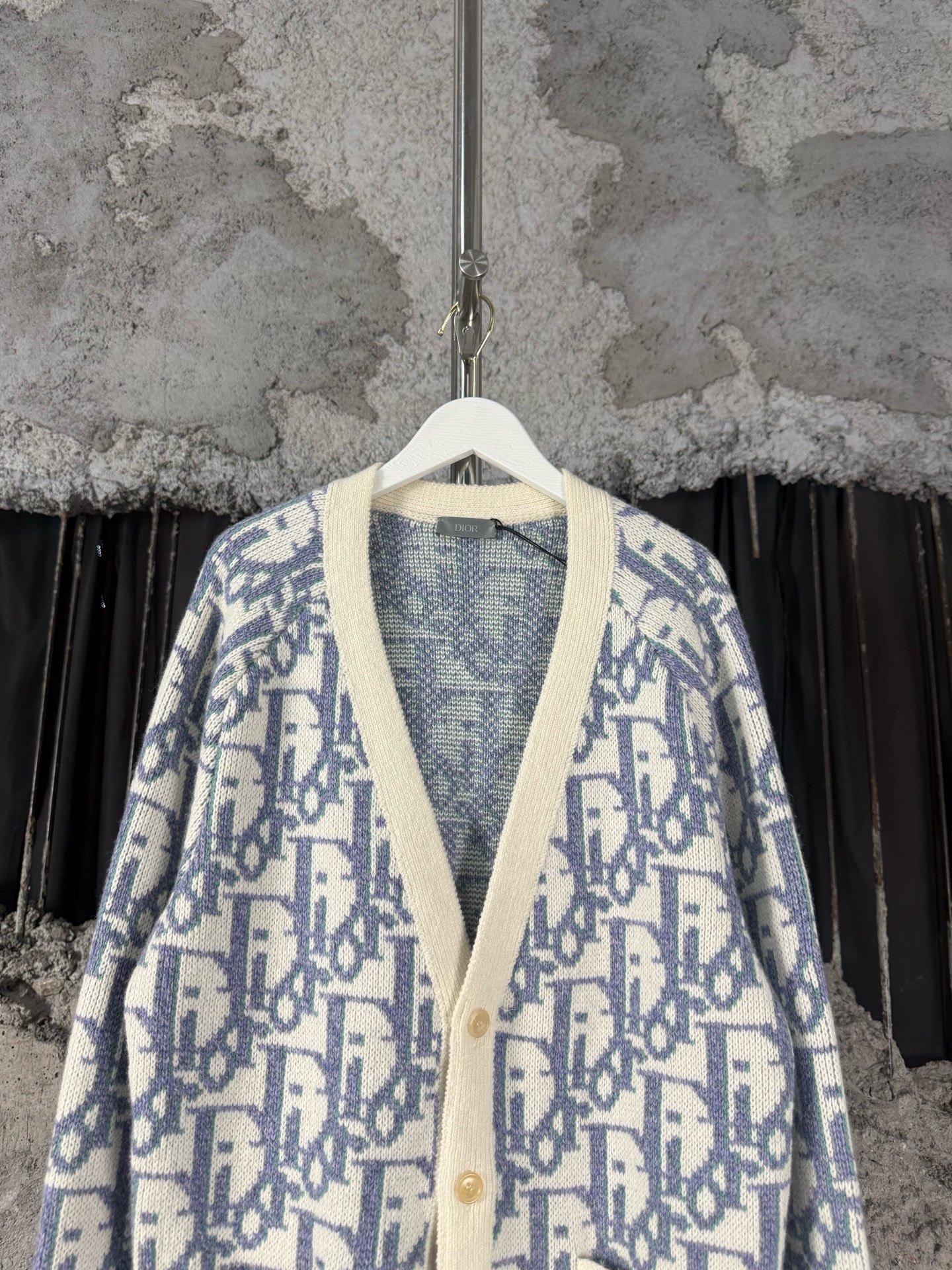 Dior Full Logo Cardigan — detail