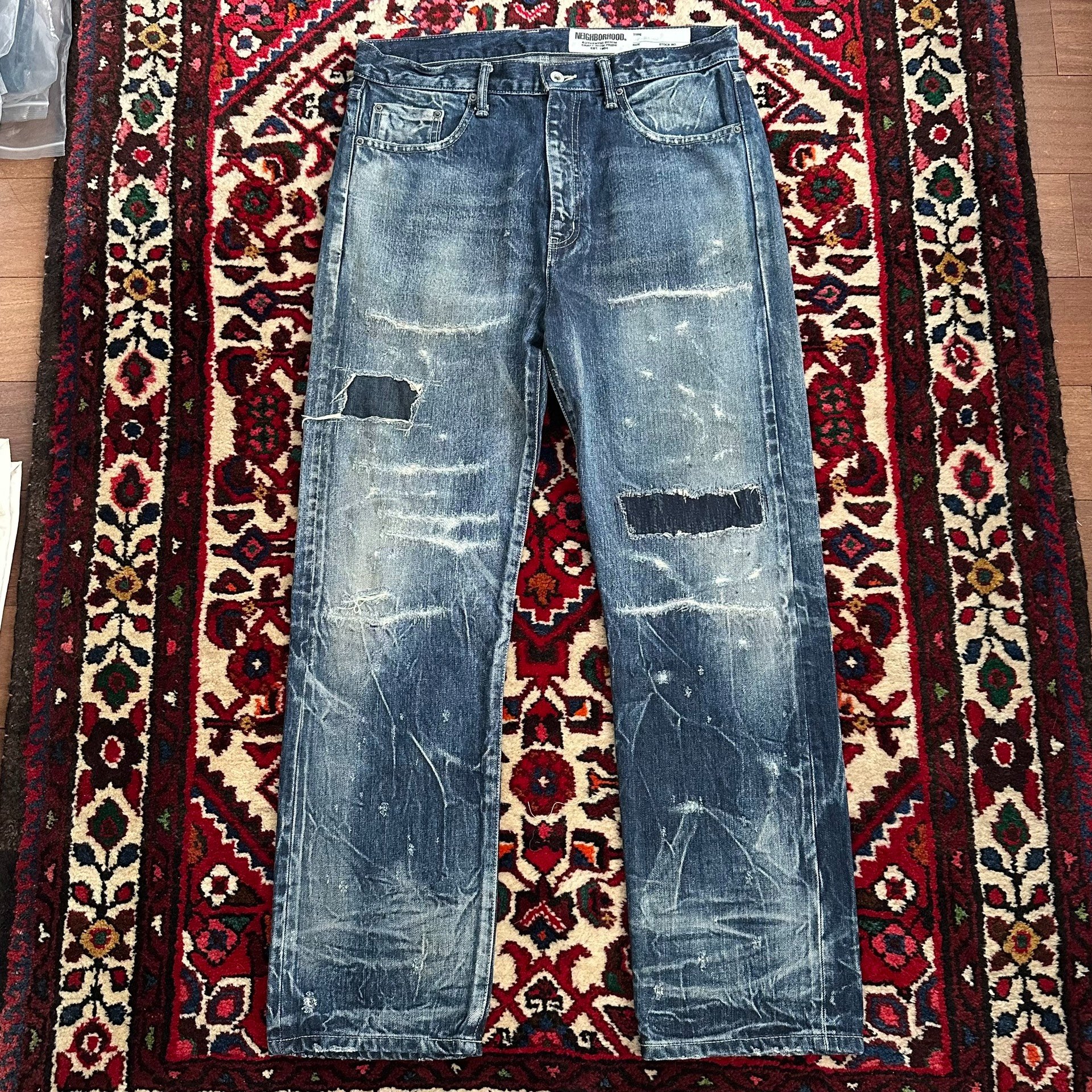 NEIGHBORHOOD 20SS Bullet Hole Jeans M
