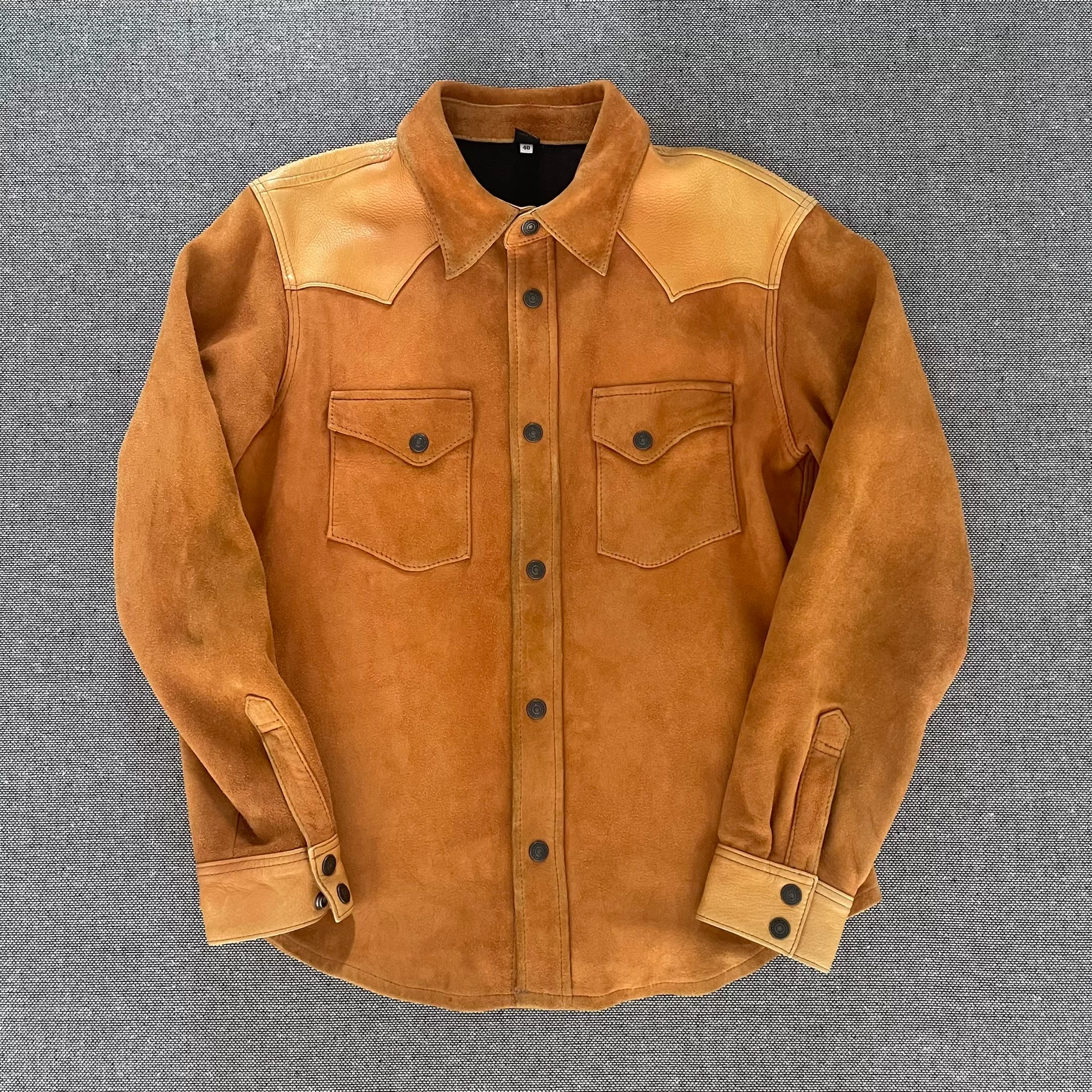 The Flat Head Suede Shirt