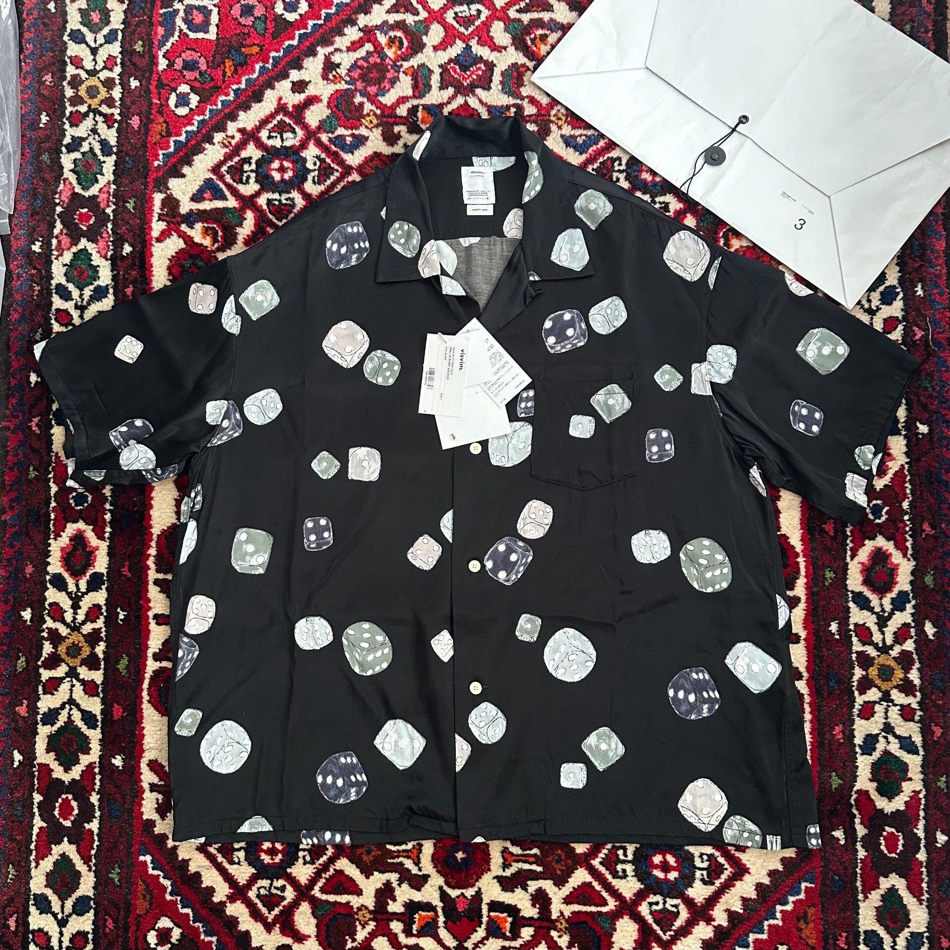 visvim 21SS WALLIS SHIRT Dice Print