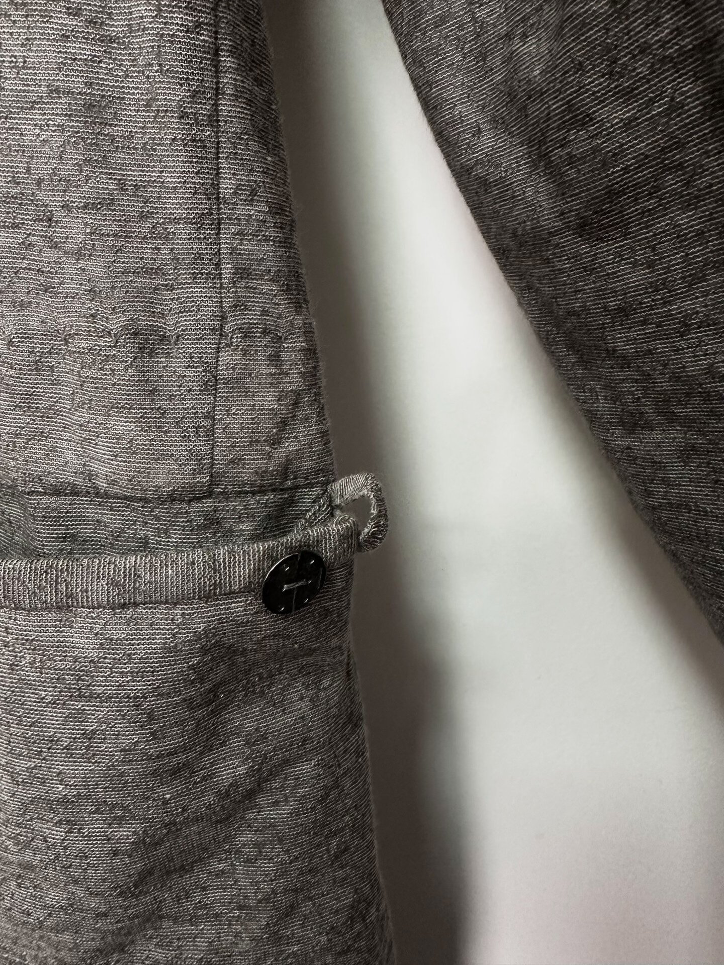 Taichi Murakami Linen Paper Coat — label