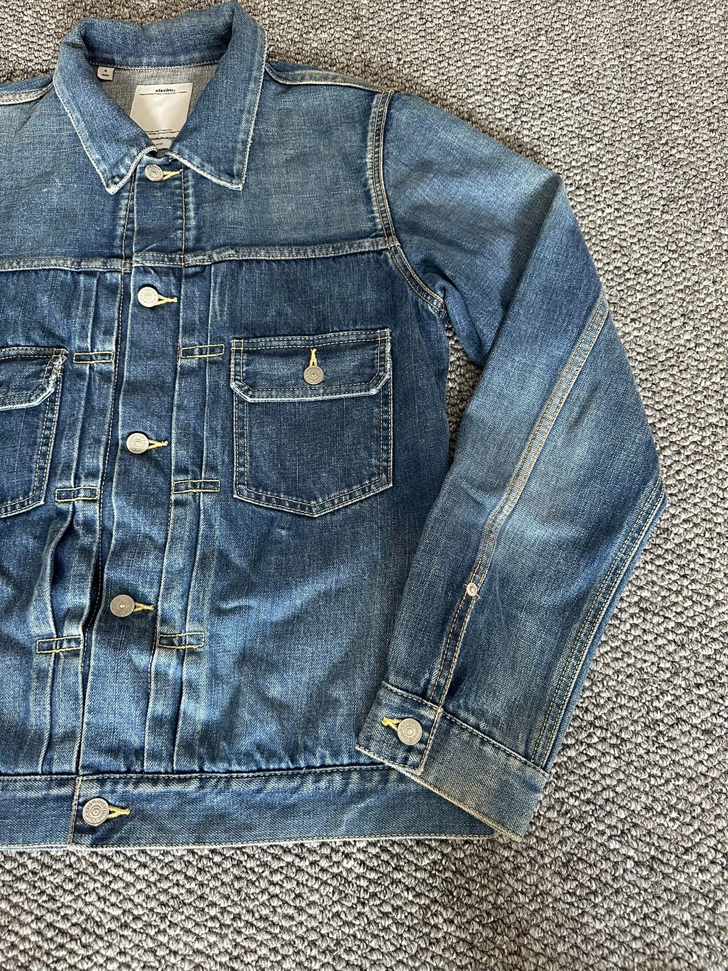 visvim 101 Denim Jacket — detail