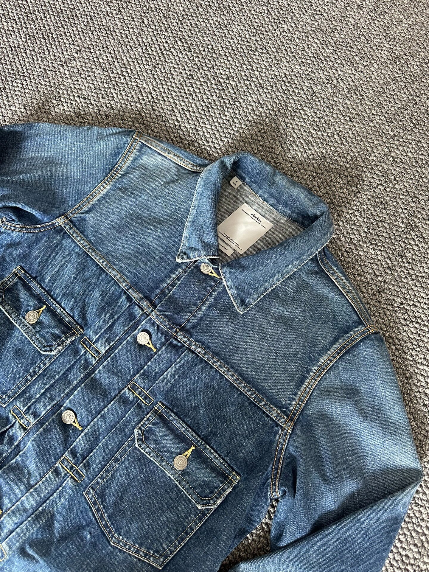 visvim 101 Denim Jacket — front