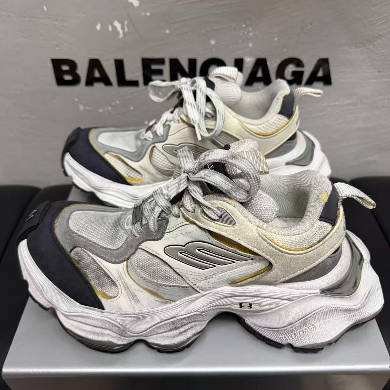 Balenciaga Cargo Dad Shoes — detail