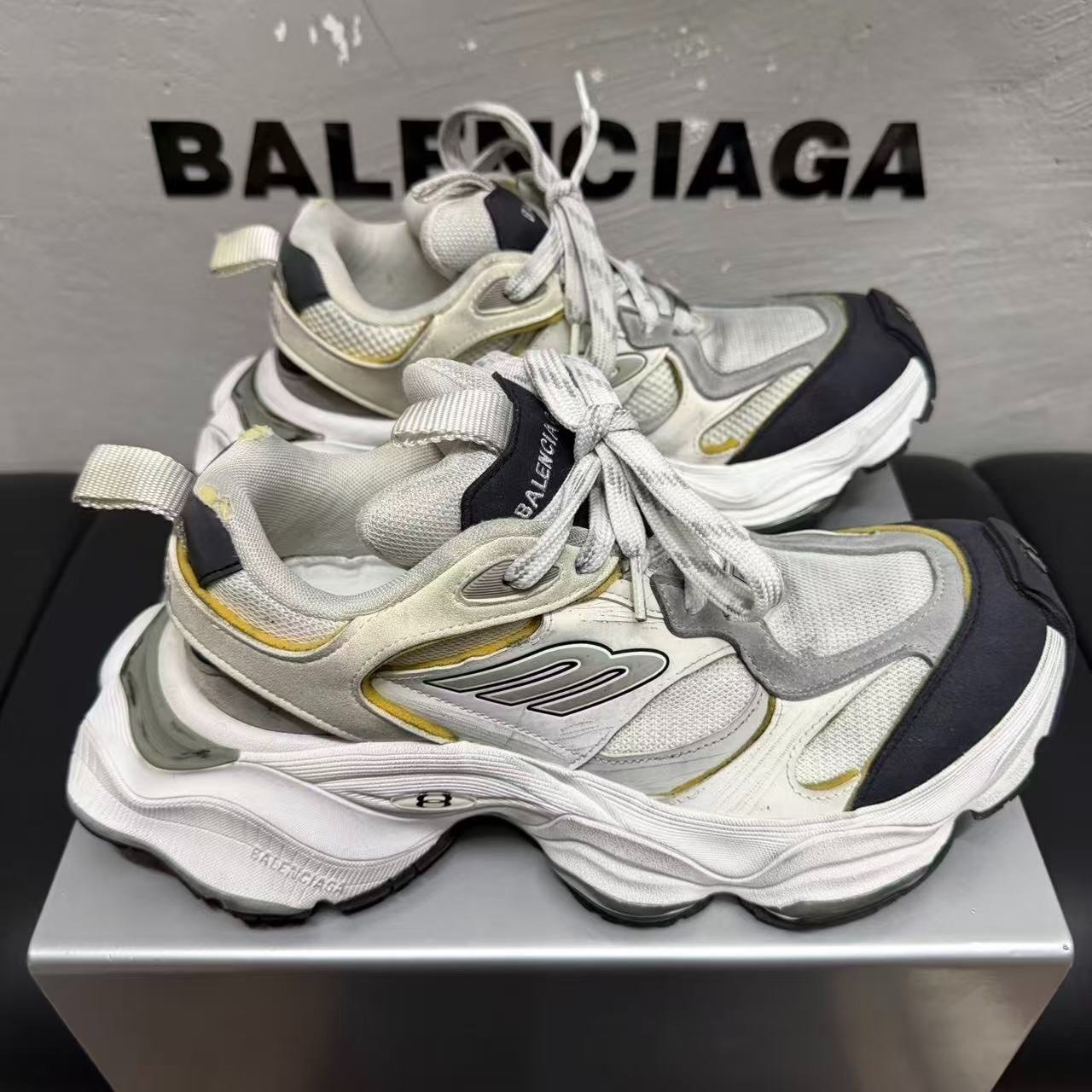 Balenciaga Cargo Dad Shoes — back