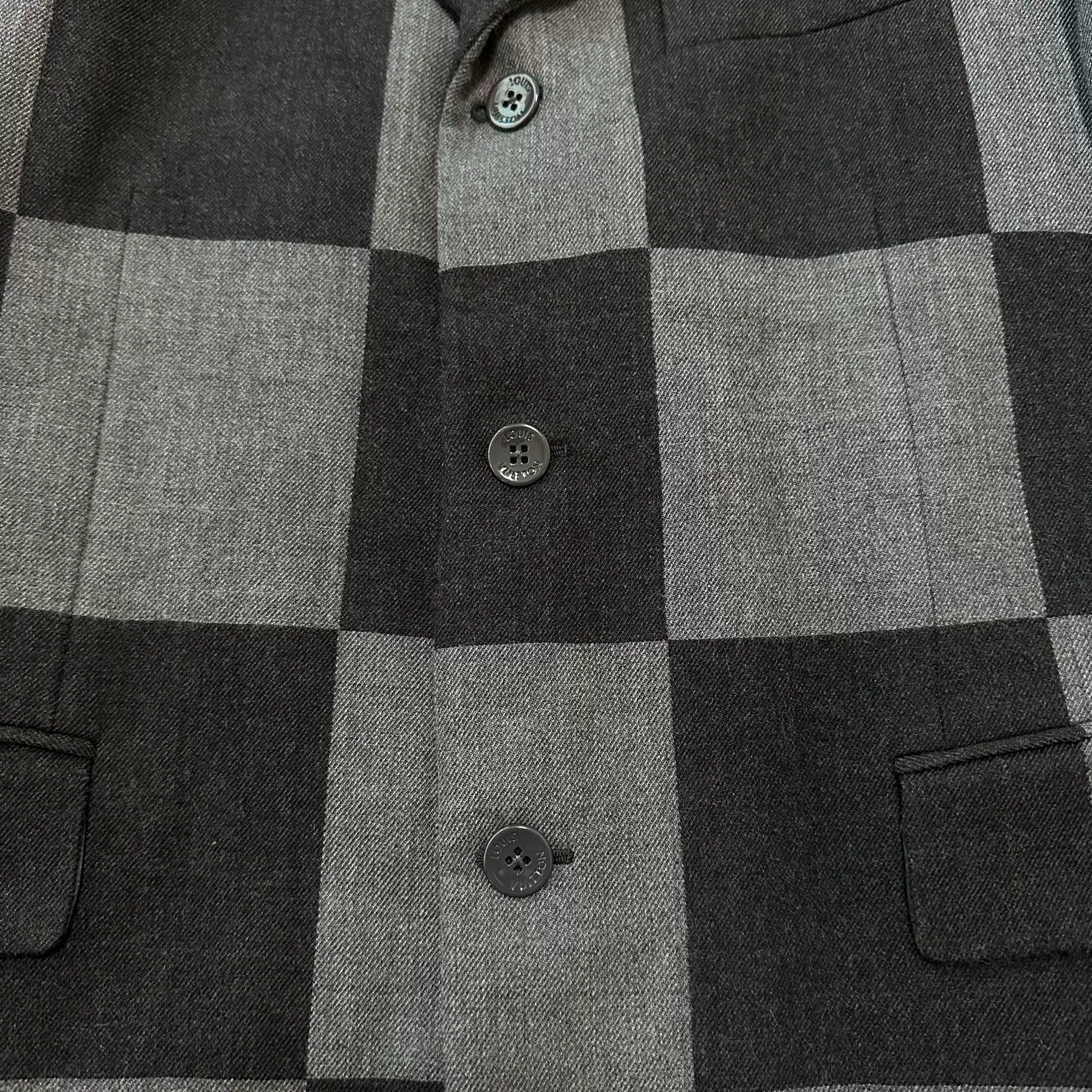 Louis Vuitton Nigo Checkered Blazer — detail