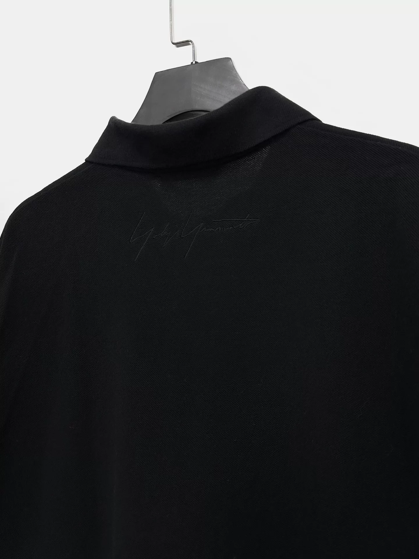 Yohji Yamamoto 19SS Embroidered Polo — detail
