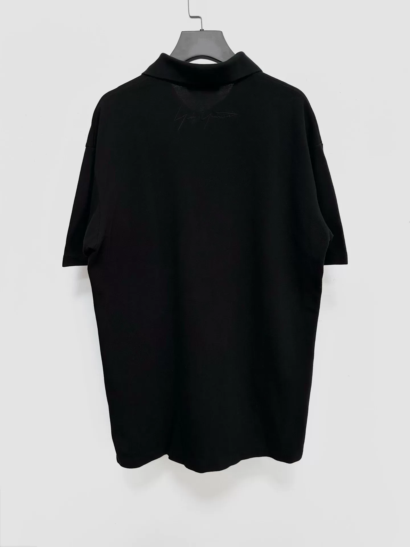 Yohji Yamamoto 19SS Embroidered Polo — front
