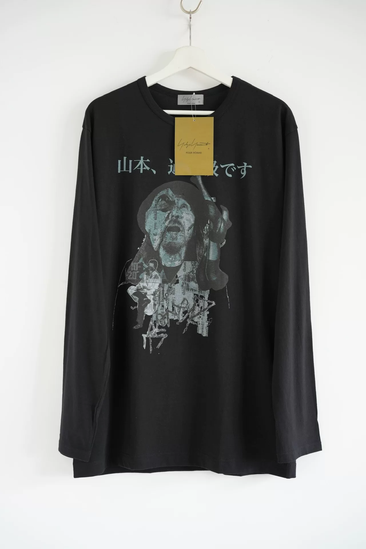 Yohji Yamamoto 24SS Portrait Long Sleeve T-Shirt