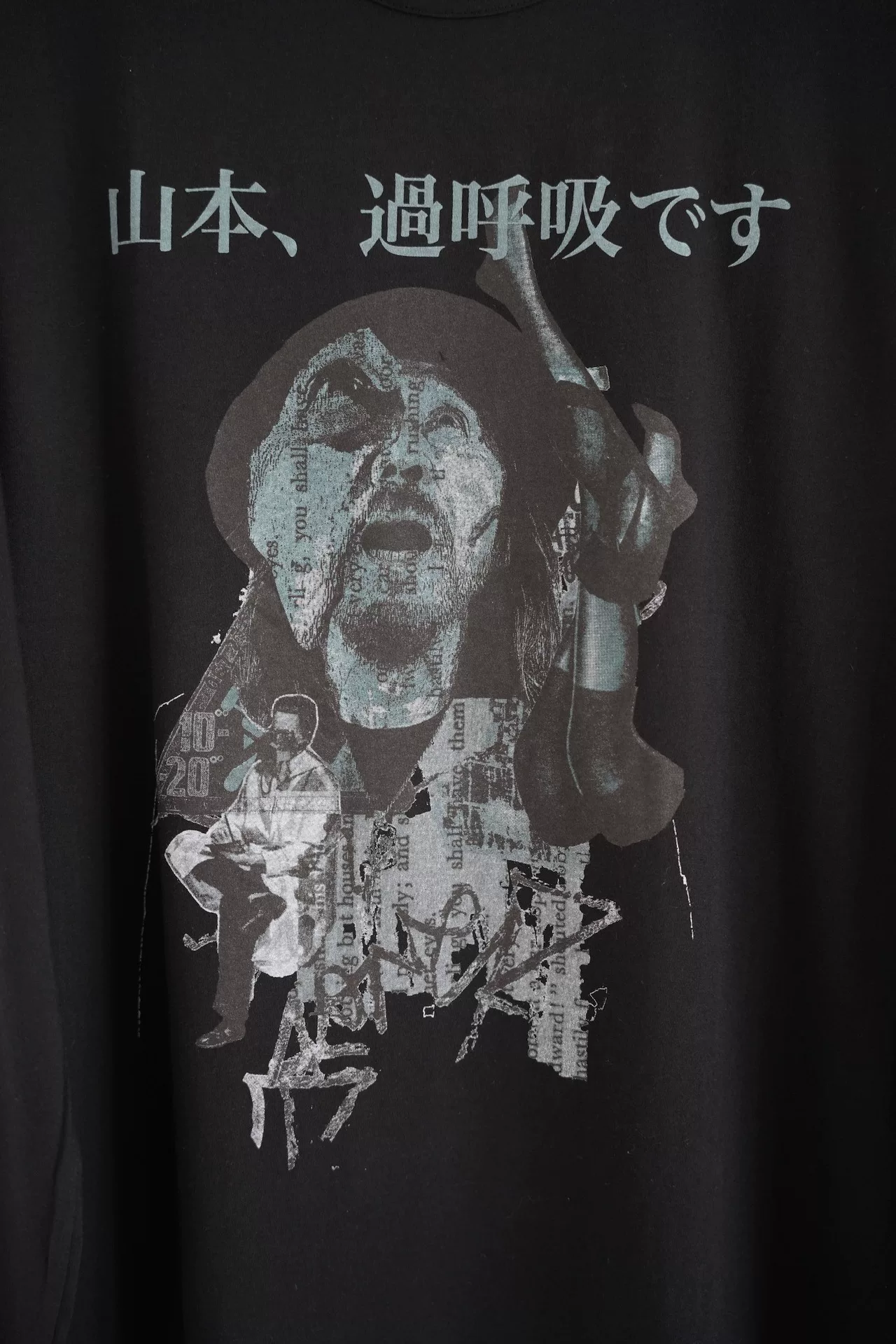 Yohji Yamamoto 24SS Portrait Long Sleeve T-Shirt — back