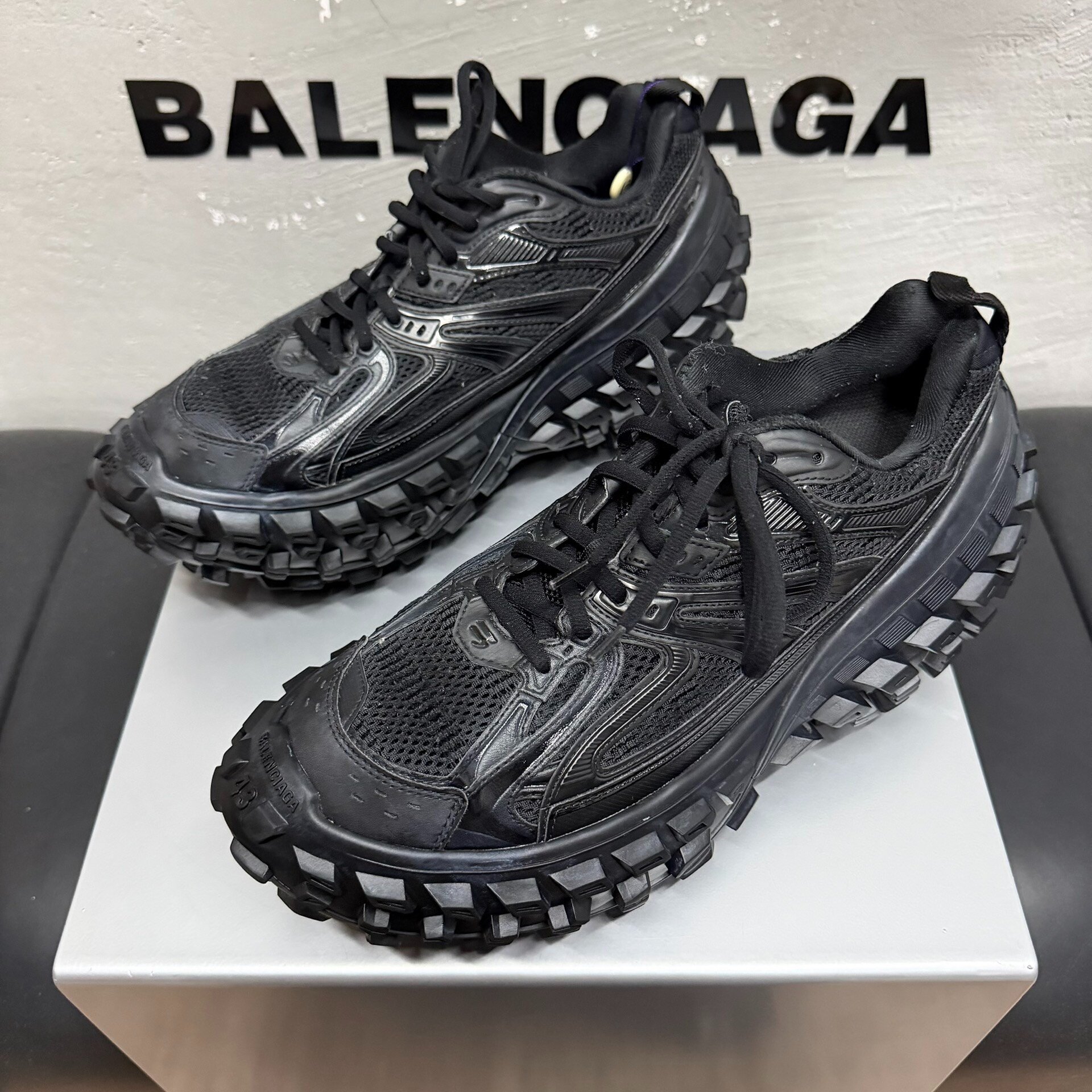 Balenciaga Black Tire Shoes Size 43