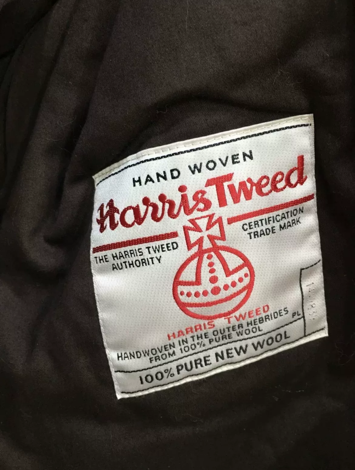 visvim 16aw Dotera Harris Tweed Coat — detail