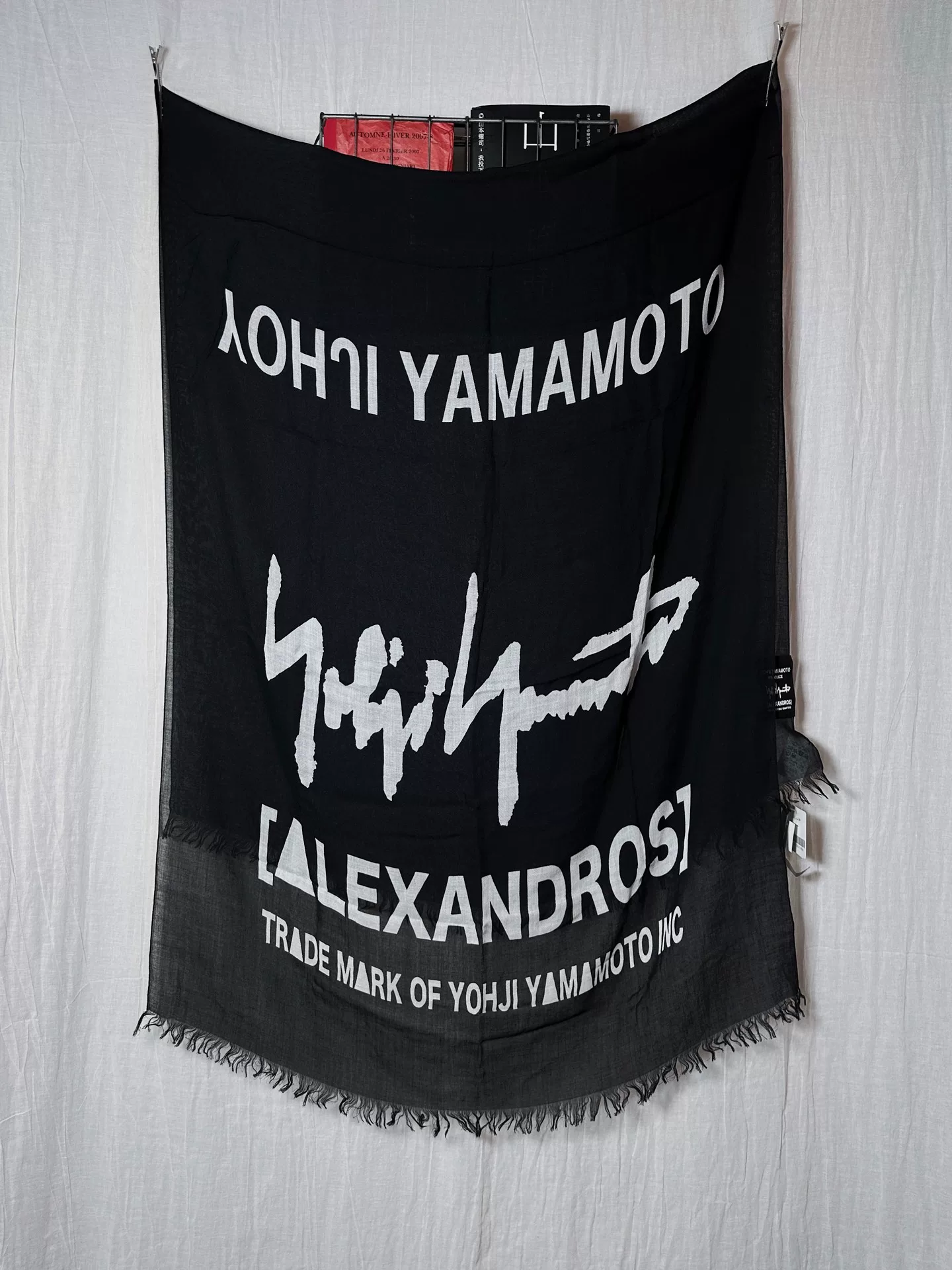 Yohji Yamamoto 17AW Limited Scarf