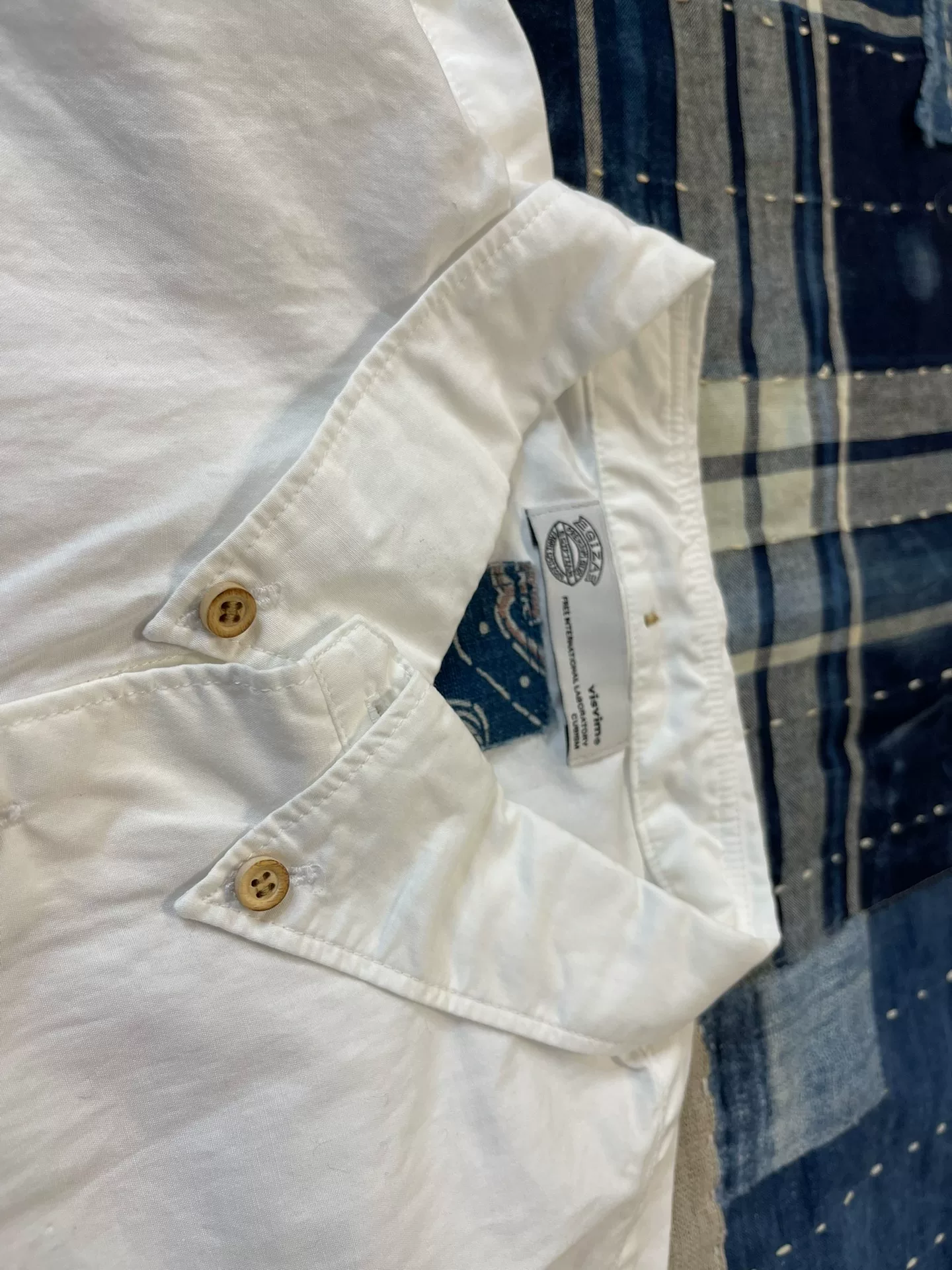visvim 14ss ict shirt kofu — label