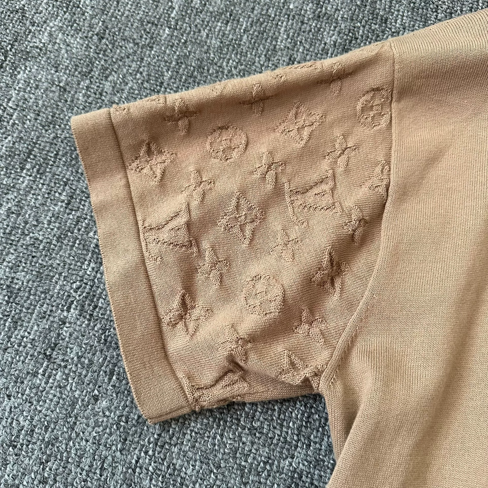 Louis Vuitton Embossed Logo Short-Sleeve T-Shirt — detail