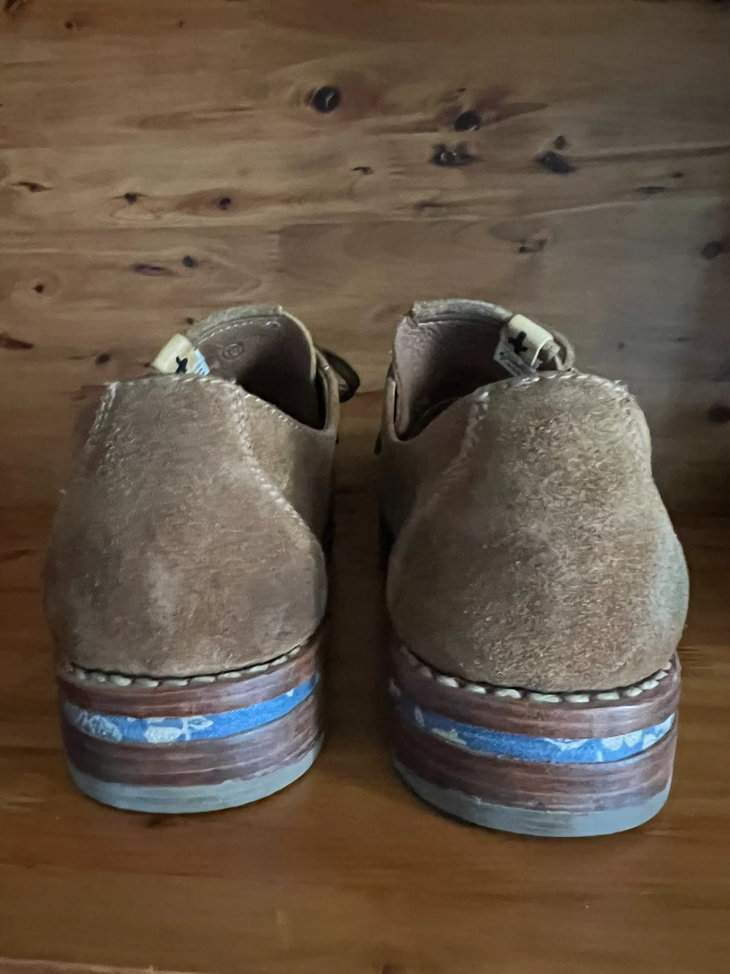 Visvim Virgil Plaintoe Folk Shoes — label