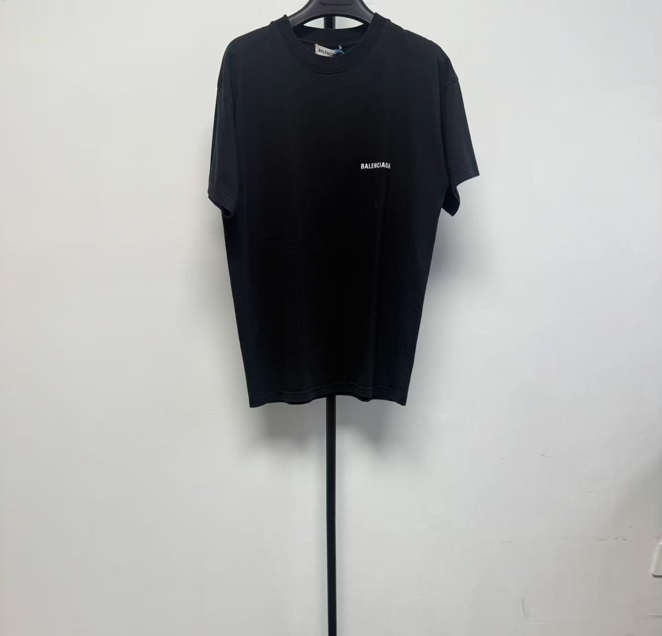 Balenciaga Logo Round Neck Short-Sleeve T-Shirt