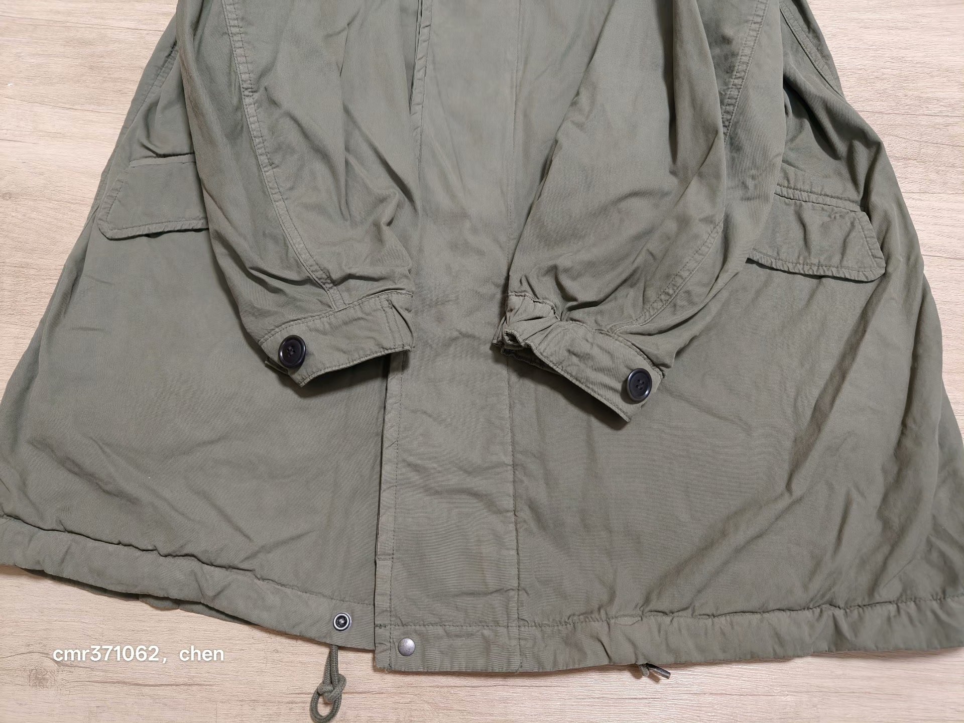 VISVIM 20SS PATTERSON OVERCOAT — detail