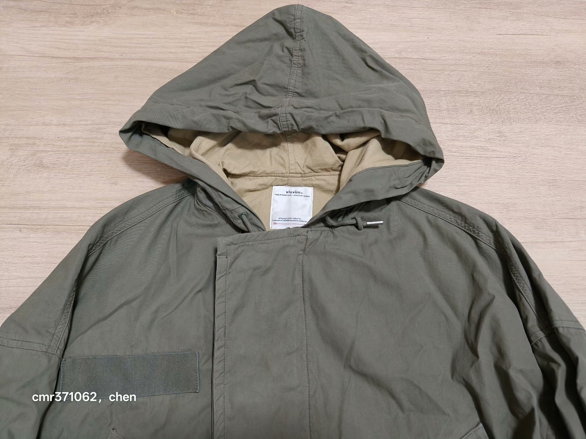 VISVIM 20SS PATTERSON OVERCOAT — front