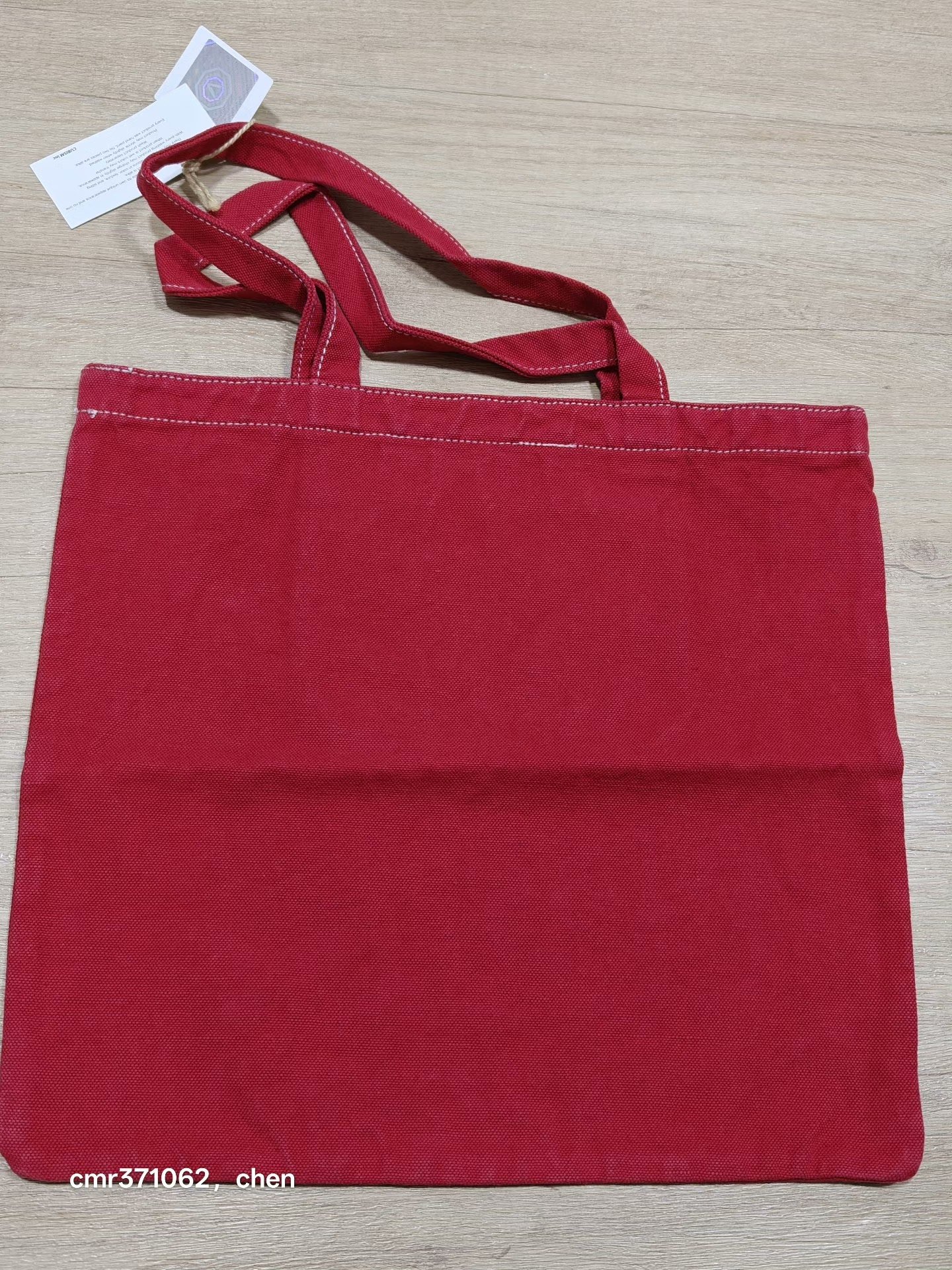 visvim 17 ICT Canvas Tote L — back