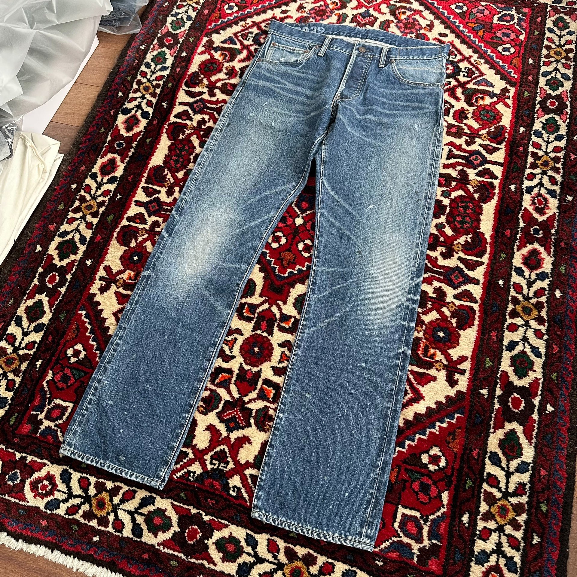 visvim 21AW 01.2D29 Washed Jeans — detail