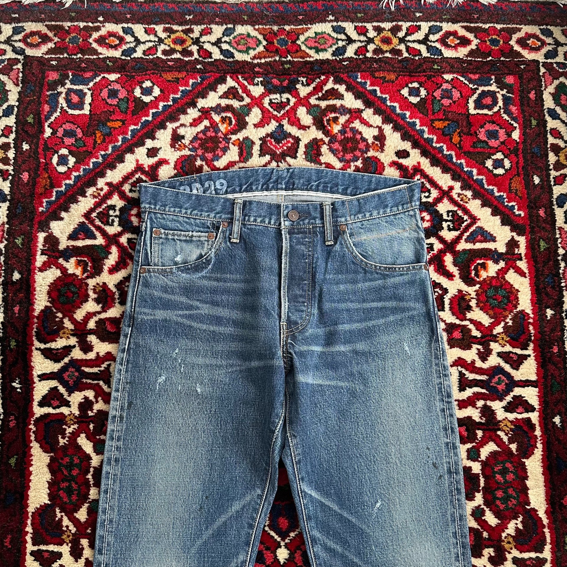 visvim 21AW 01.2D29 Washed Jeans — label