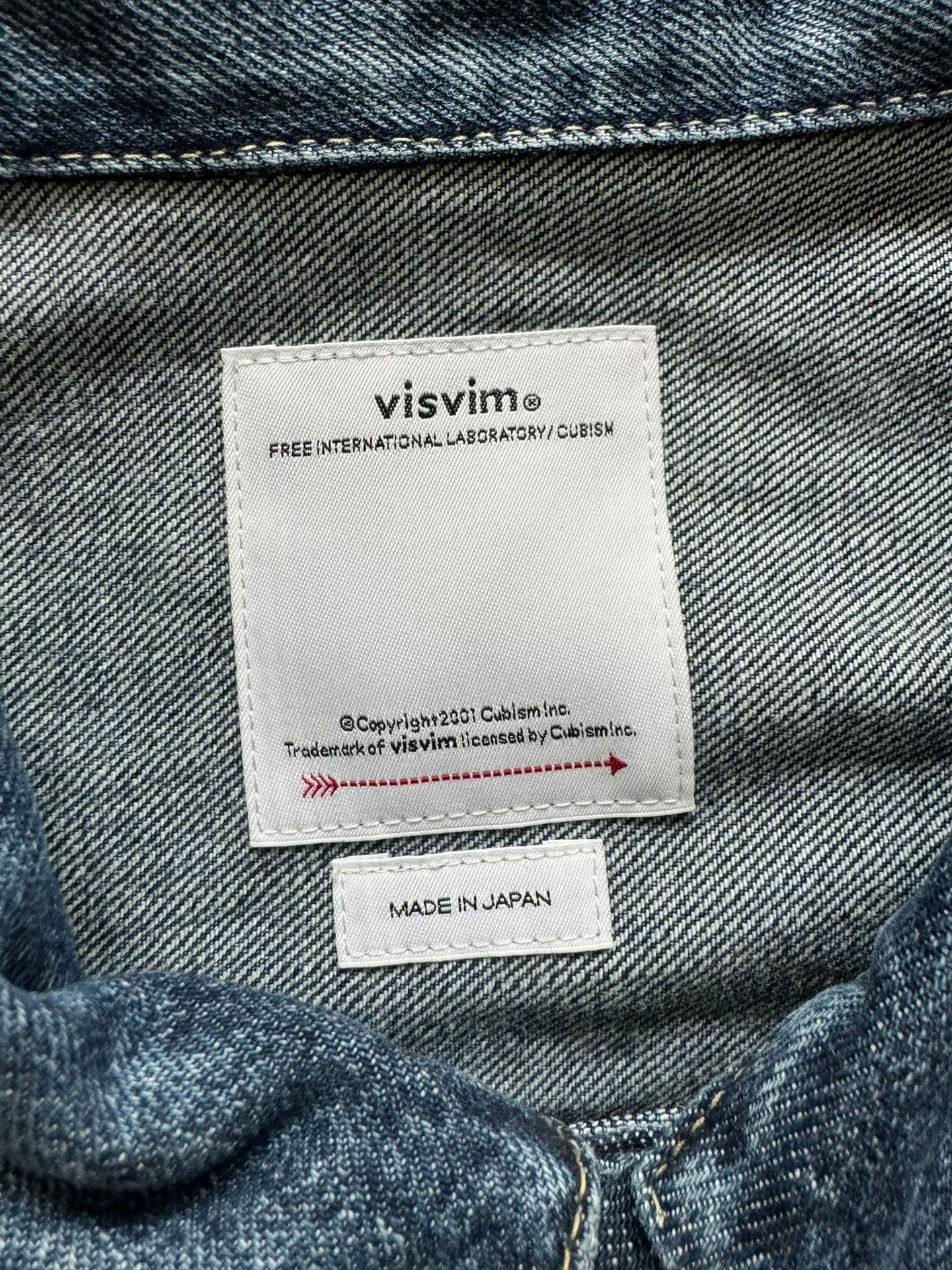 VISVIM SS 101XX JKT DMGD 24SS — front