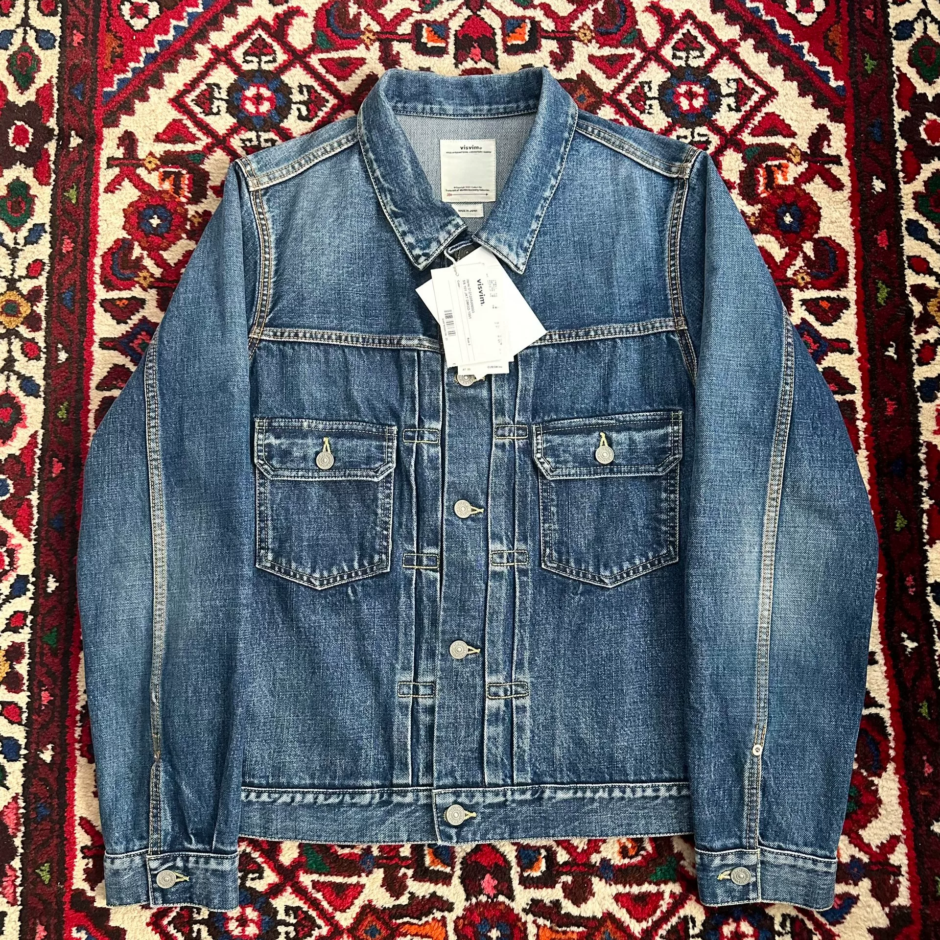 visvim 21AW 101 DMGD-1001 Denim Jacket