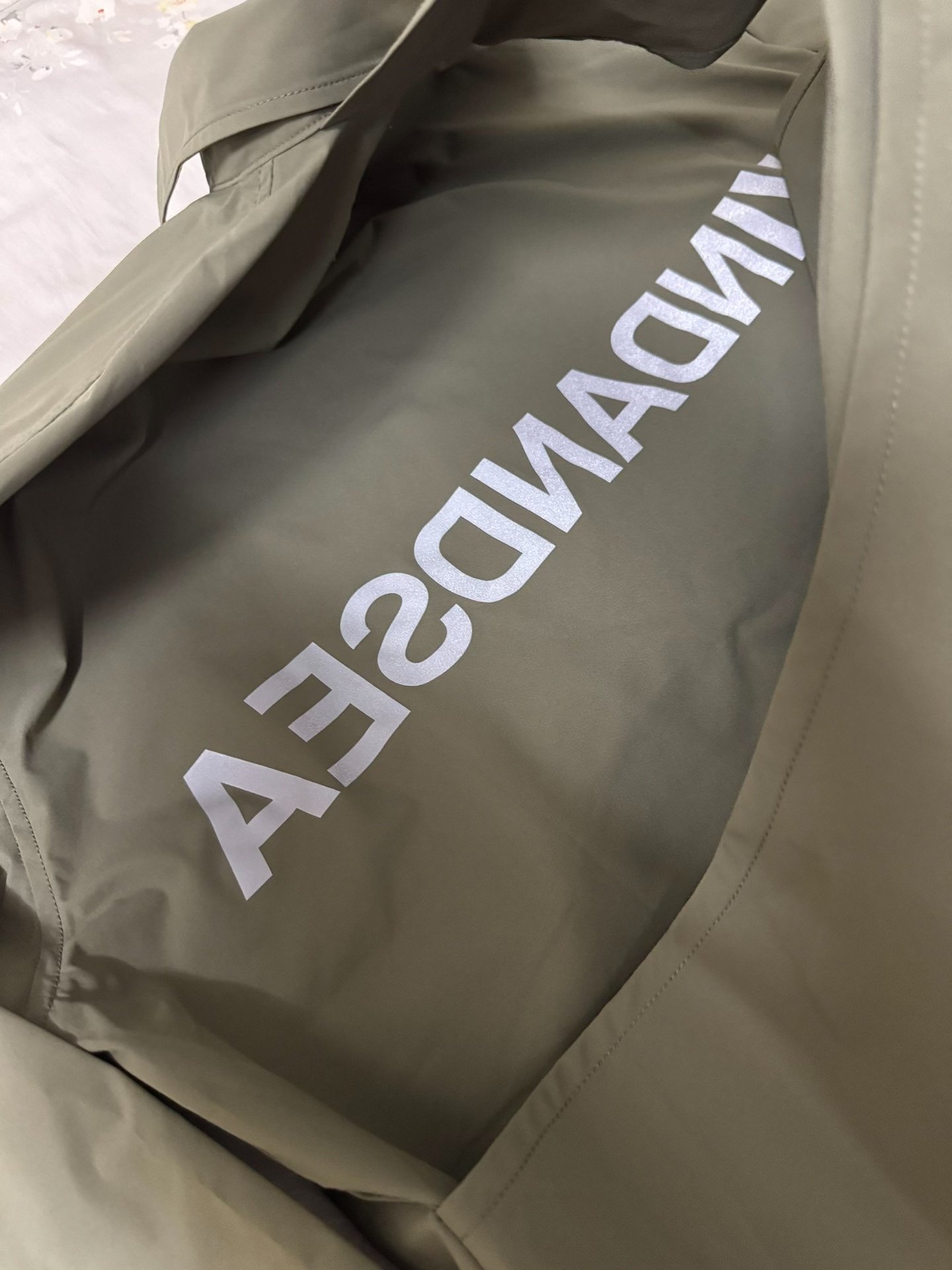 Wind and Sea Danner Collab Waterproof Shirt — back