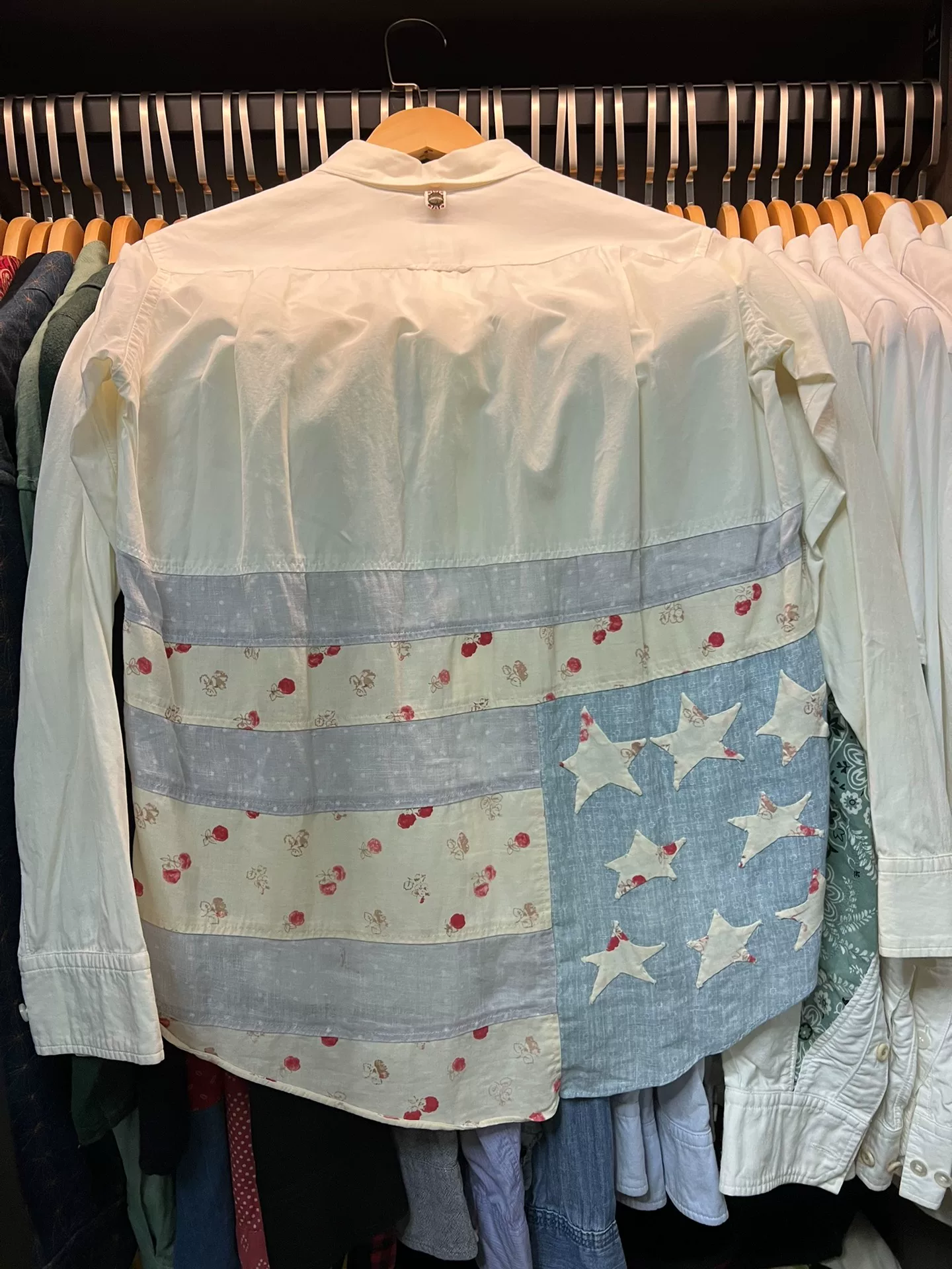 visvim White Flag Button-Up Shirt — front