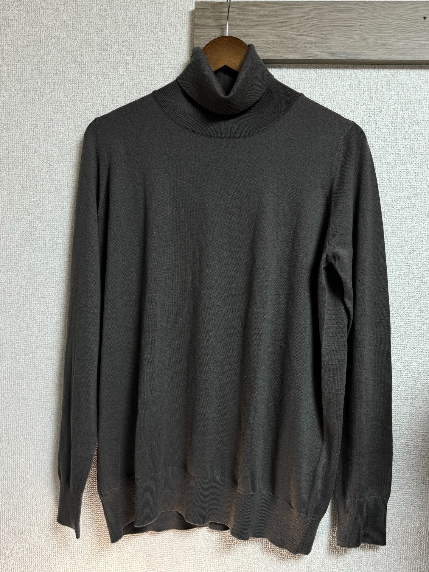 Loro Piana Brown-Gray Cashmere Turtleneck