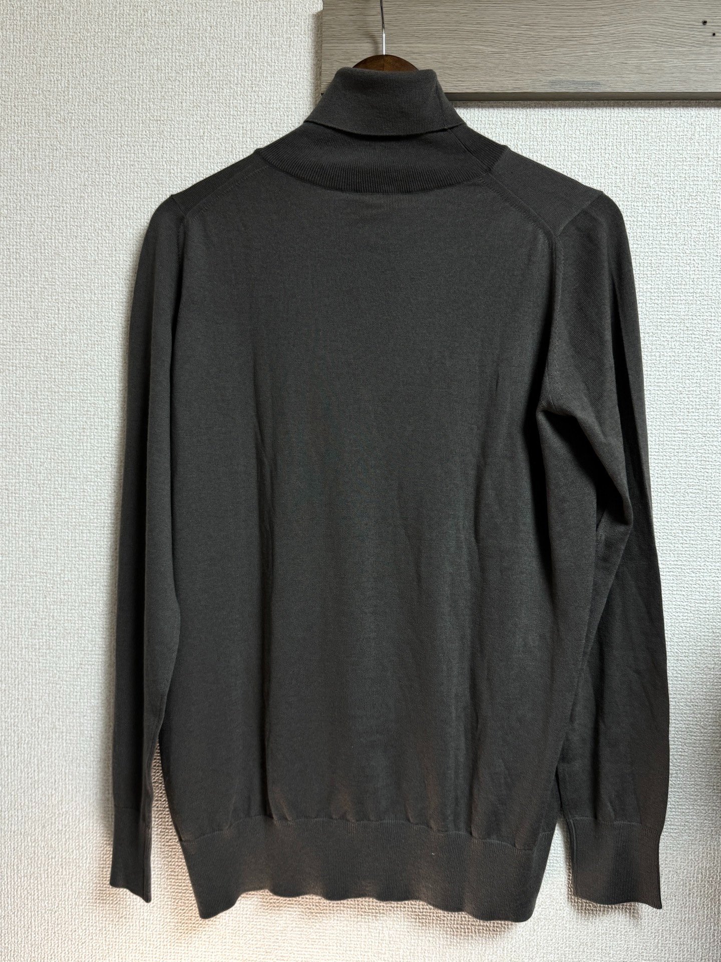 Loro Piana Brown-Gray Cashmere Turtleneck — front