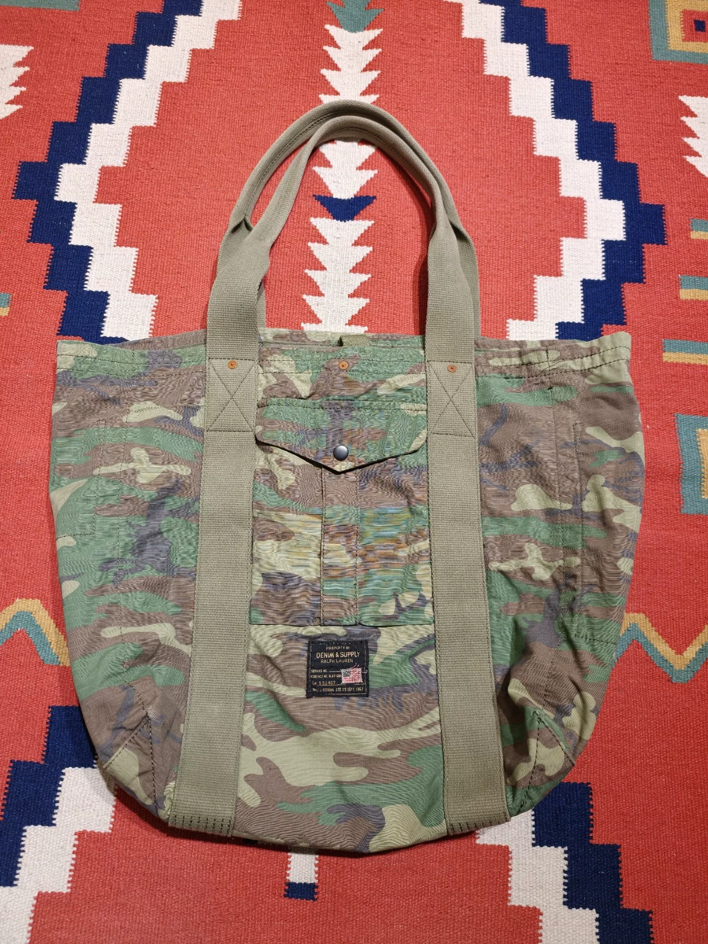 DENIM & SUPPLY Camouflage Tote Bag